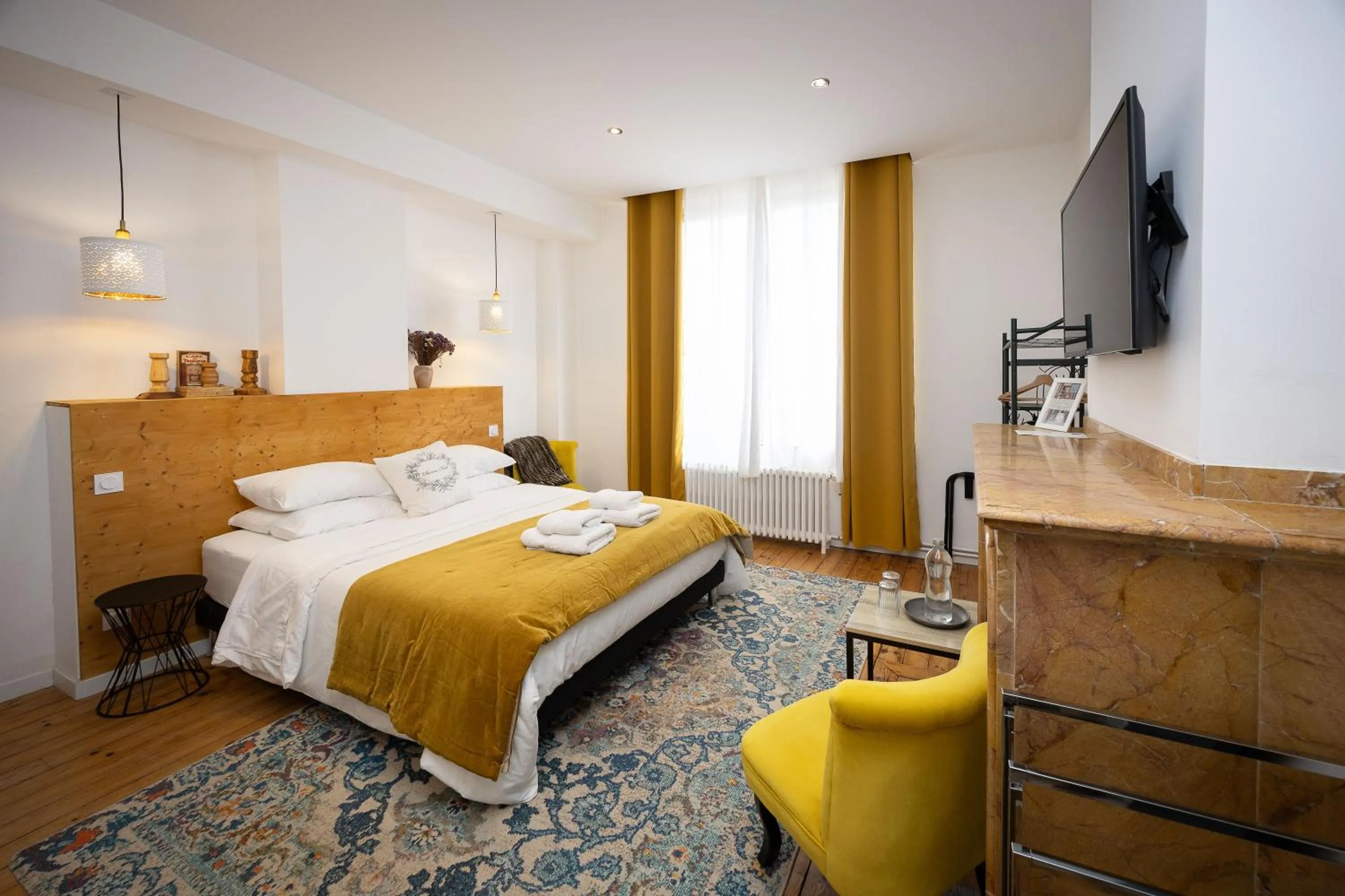 Bed in SalutBB Chambre d'hote