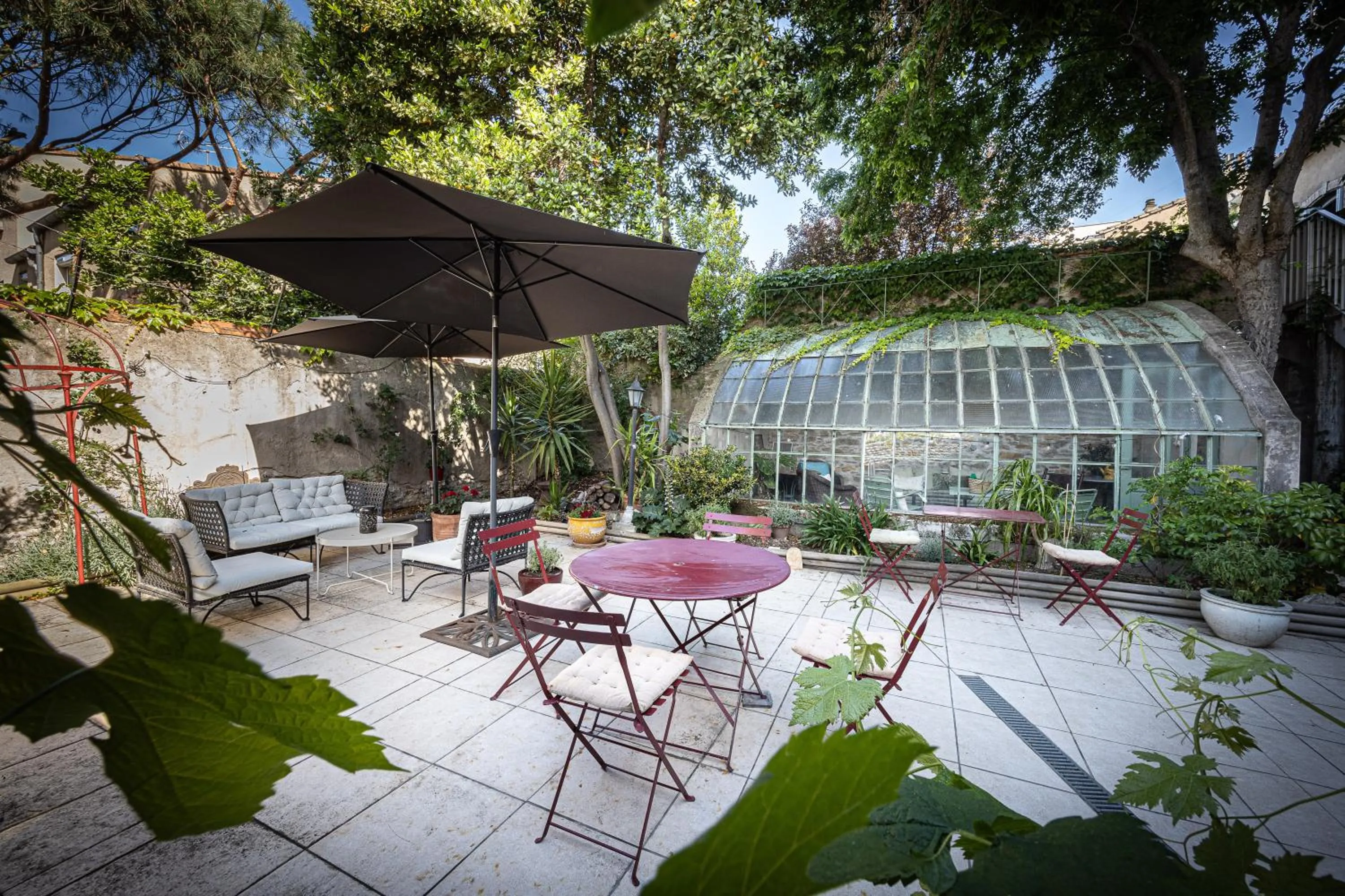 Garden in SalutBB Chambre d'hote