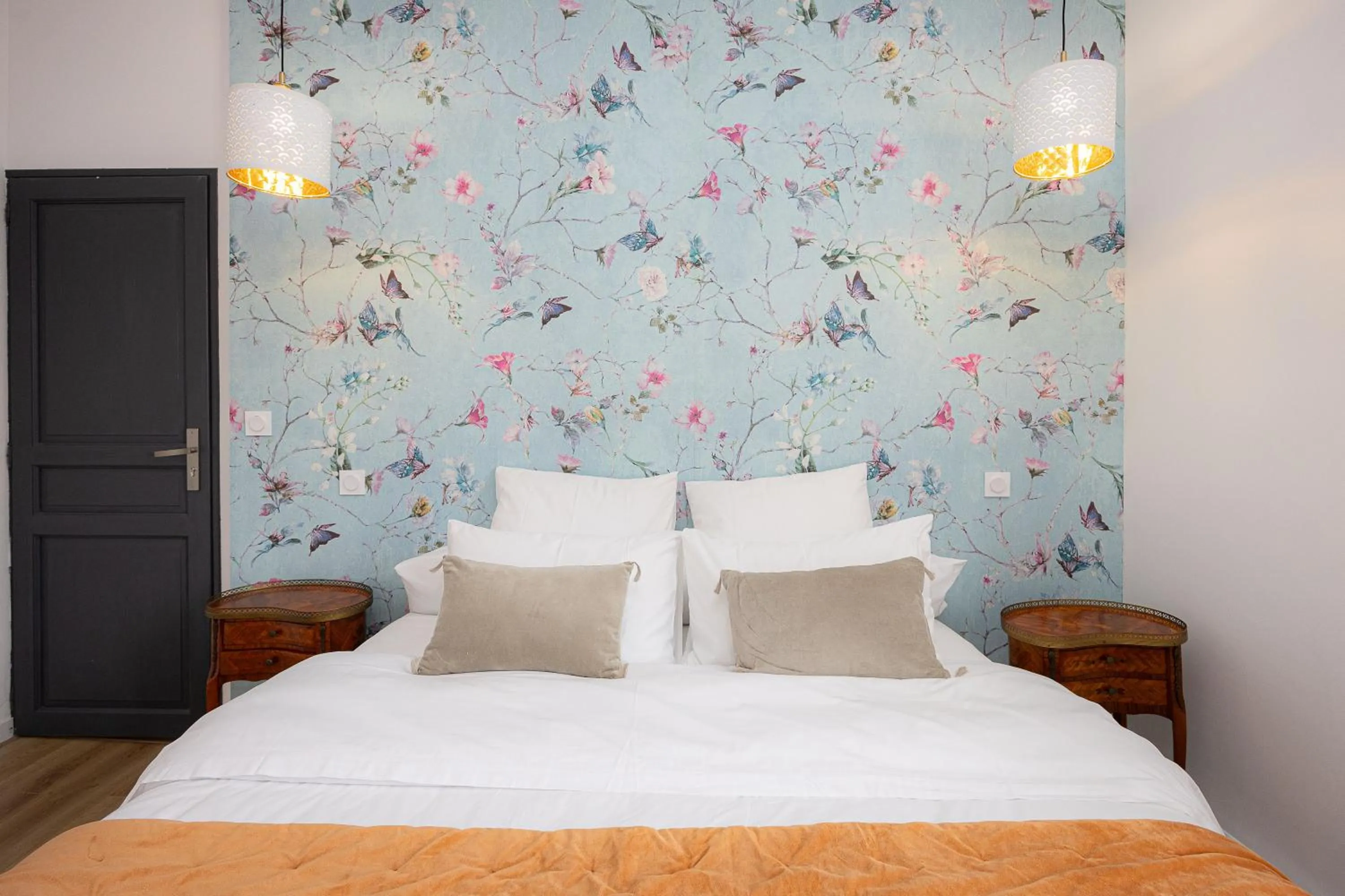 Bed in SalutBB Chambre d'hote