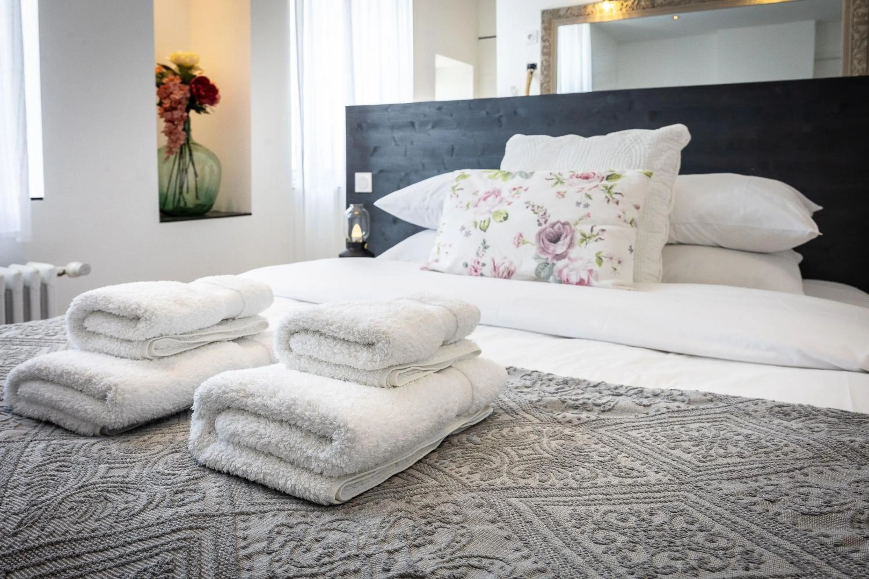 Bed in SalutBB Chambre d'hote