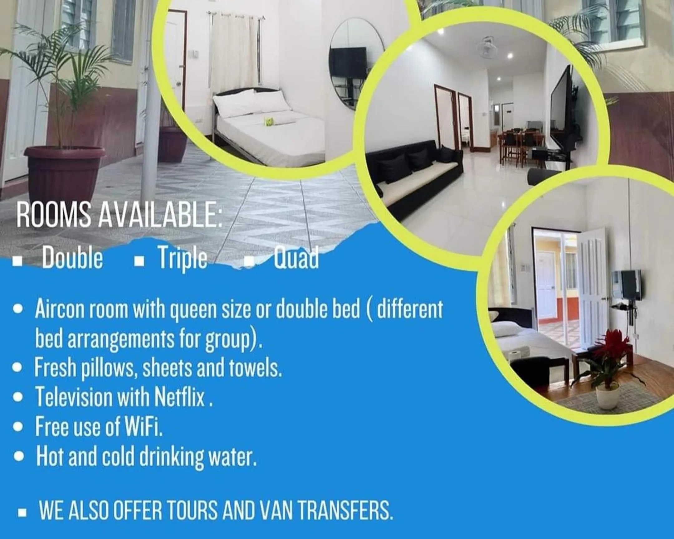 Text overlay in Palajuanders Inn Palawan