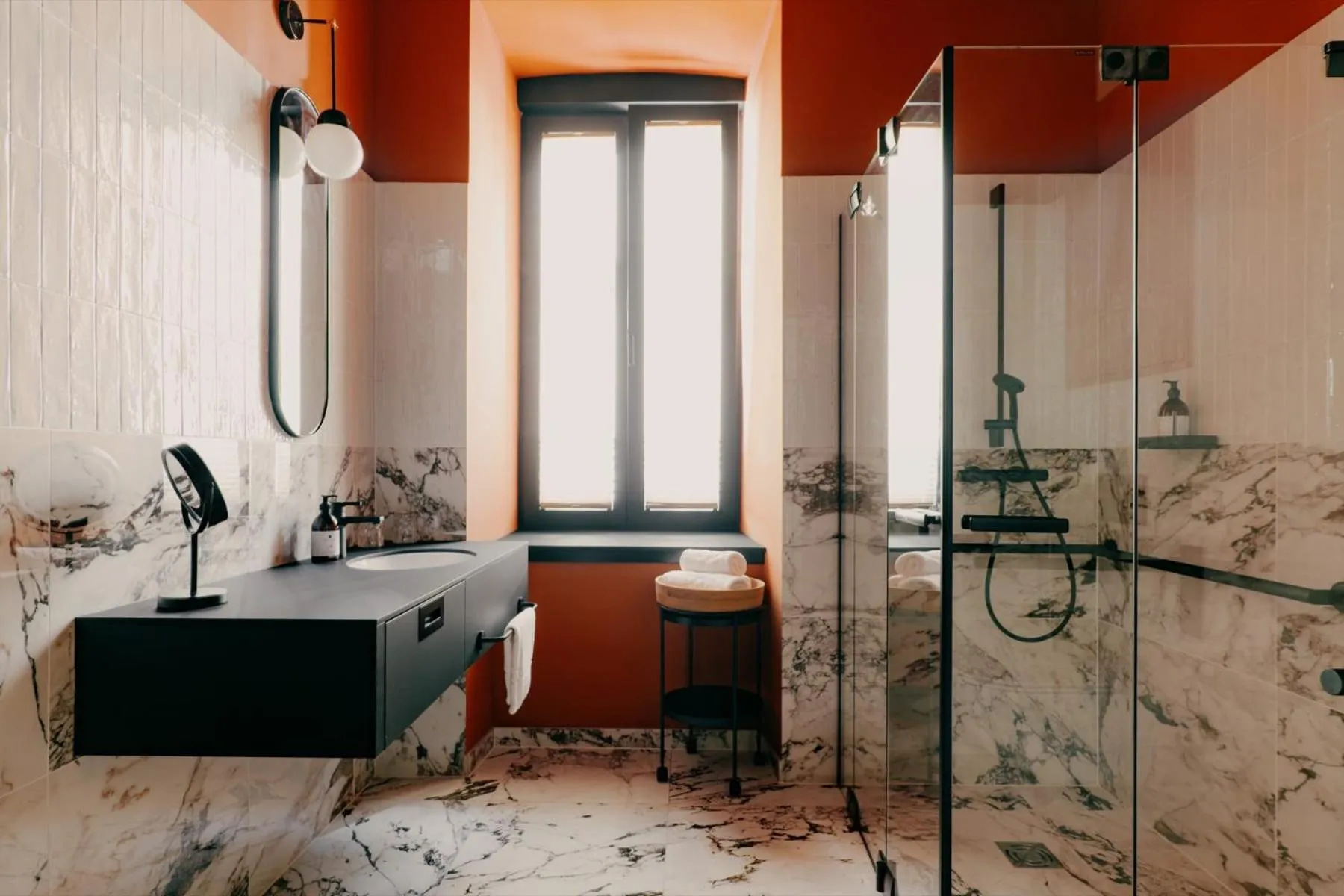 Bathroom in WELTWIEN Luxury Art Apartments & Free Parking