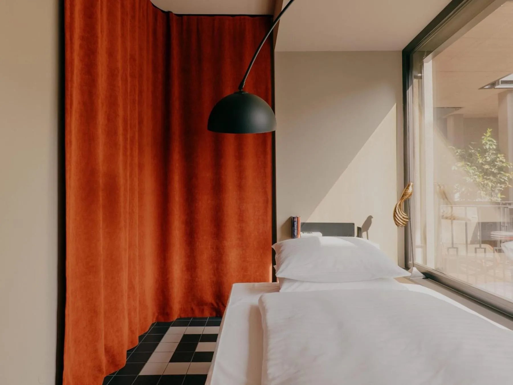 Living room, Bed in WELTWIEN Luxury Art Apartments & Free Parking