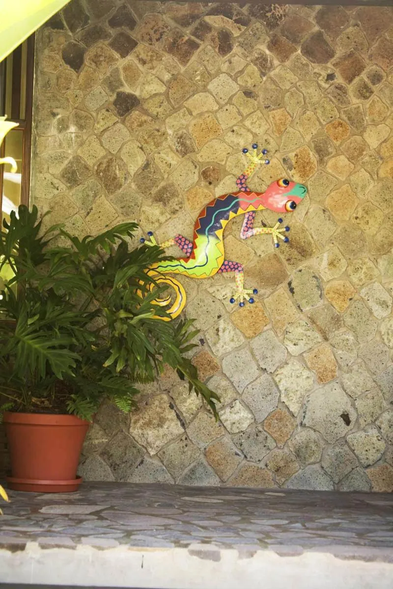 Decorative detail in Spring Hotel Bequia