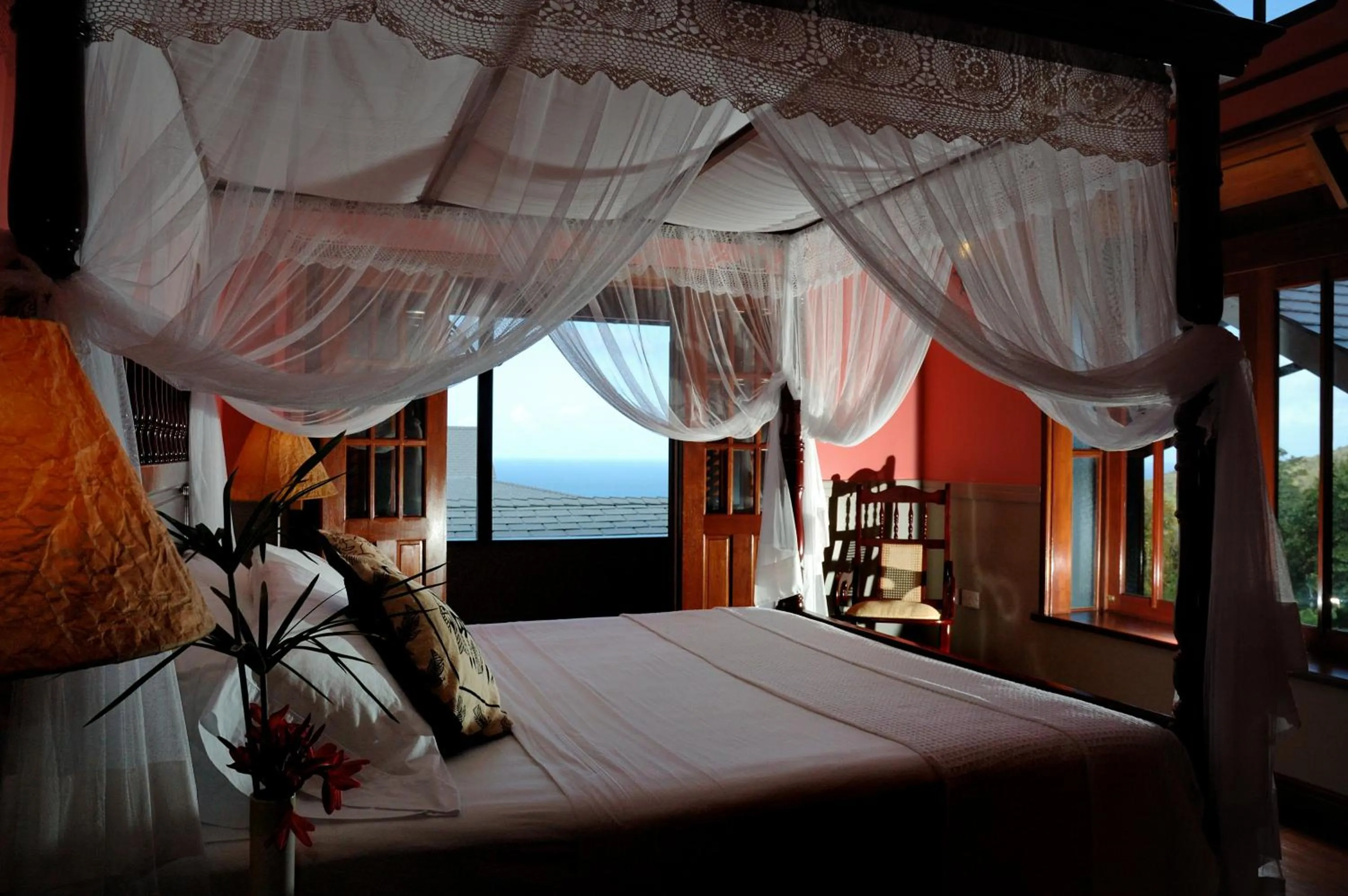 Bed in Spring Hotel Bequia