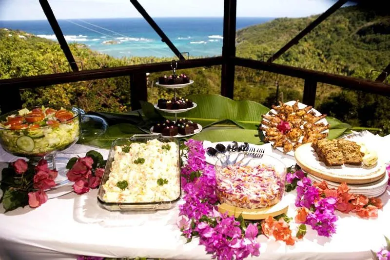 Food in Spring Hotel Bequia