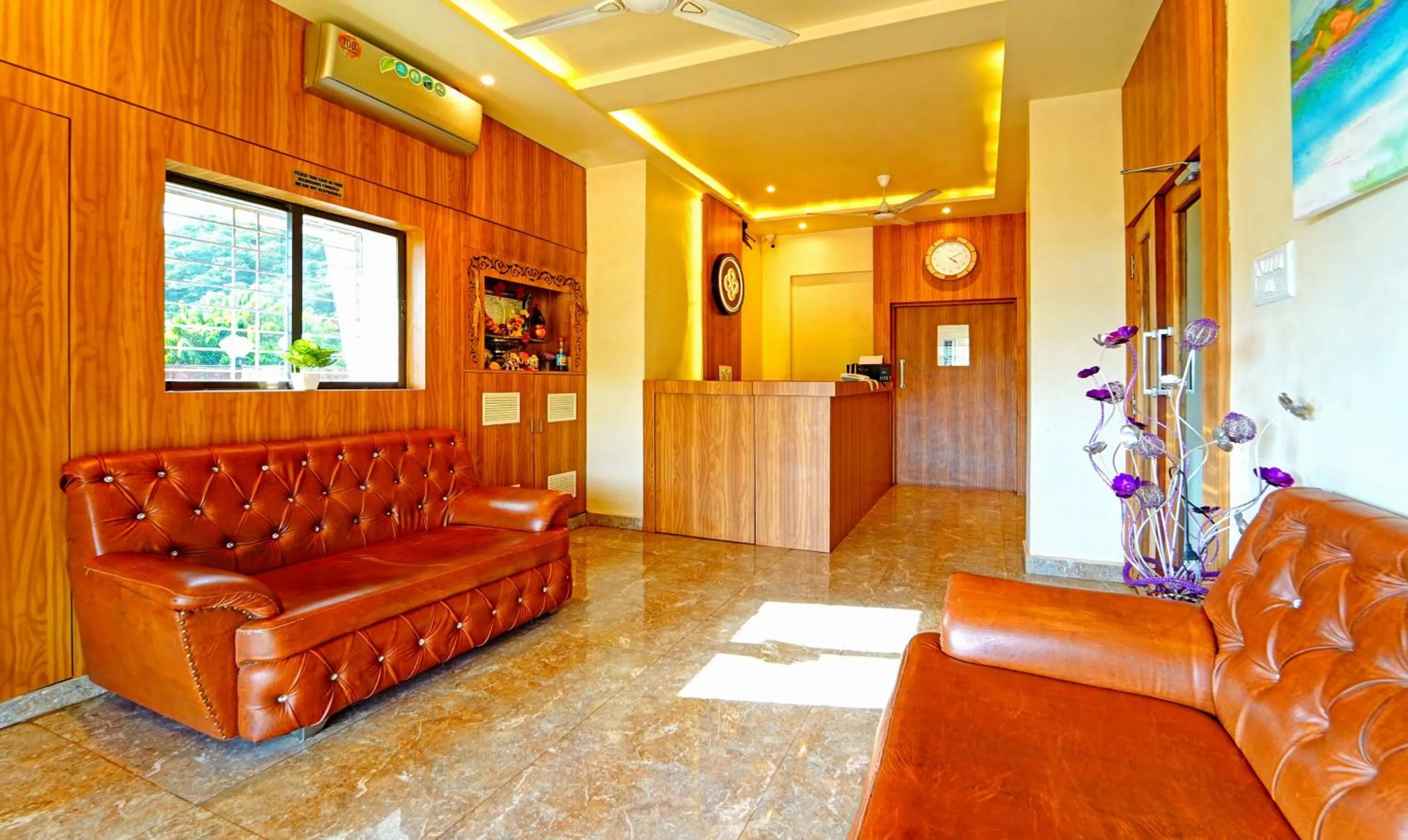 Seating area in Treebo SS Residency With Mountain View