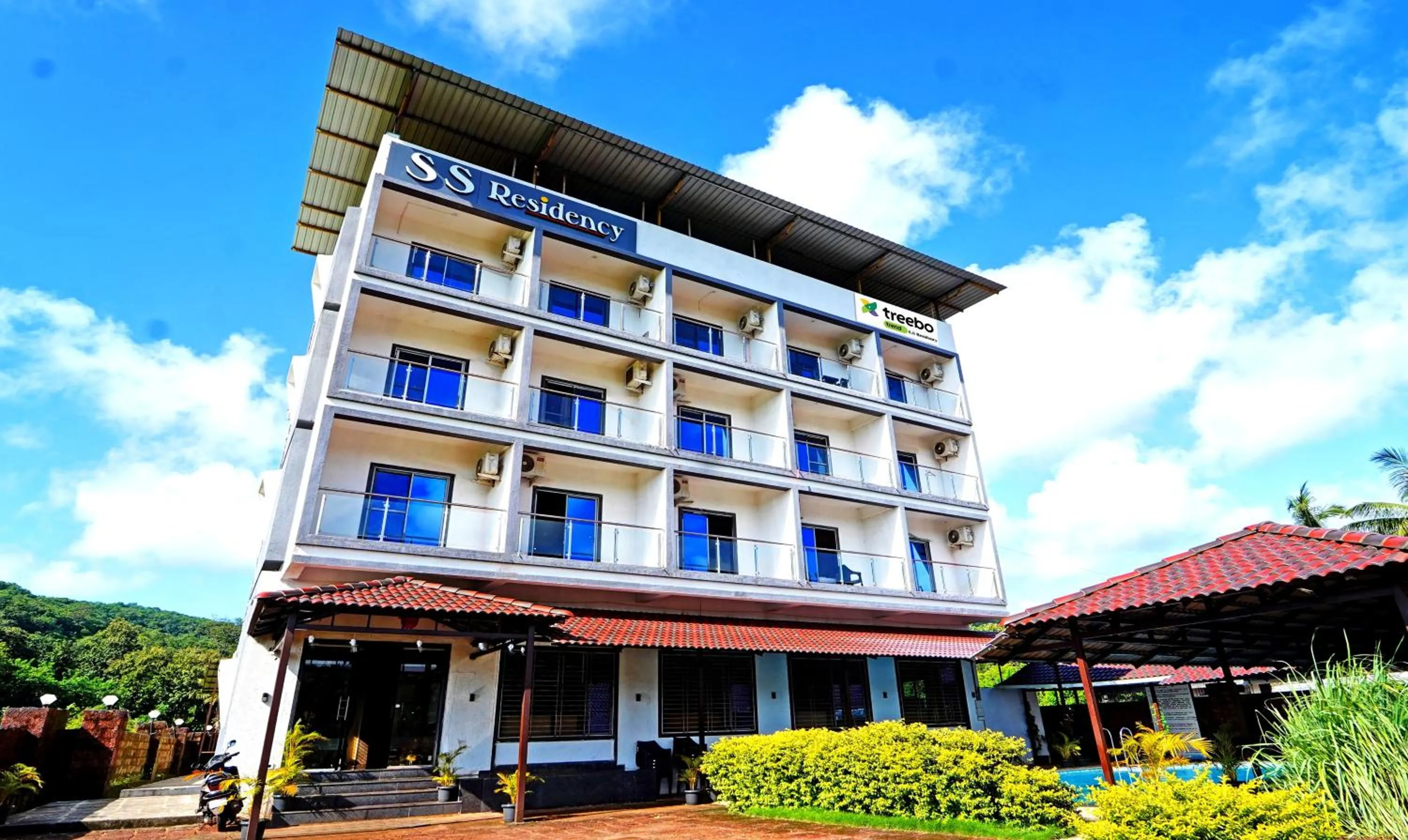 Property building in Treebo SS Residency With Mountain View