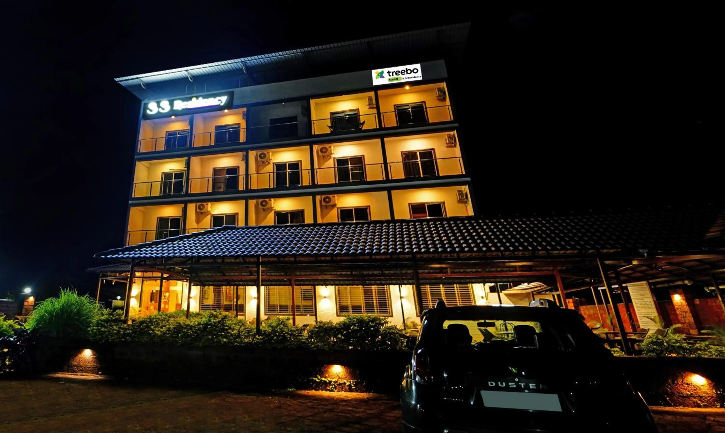 Property building in Treebo SS Residency With Mountain View