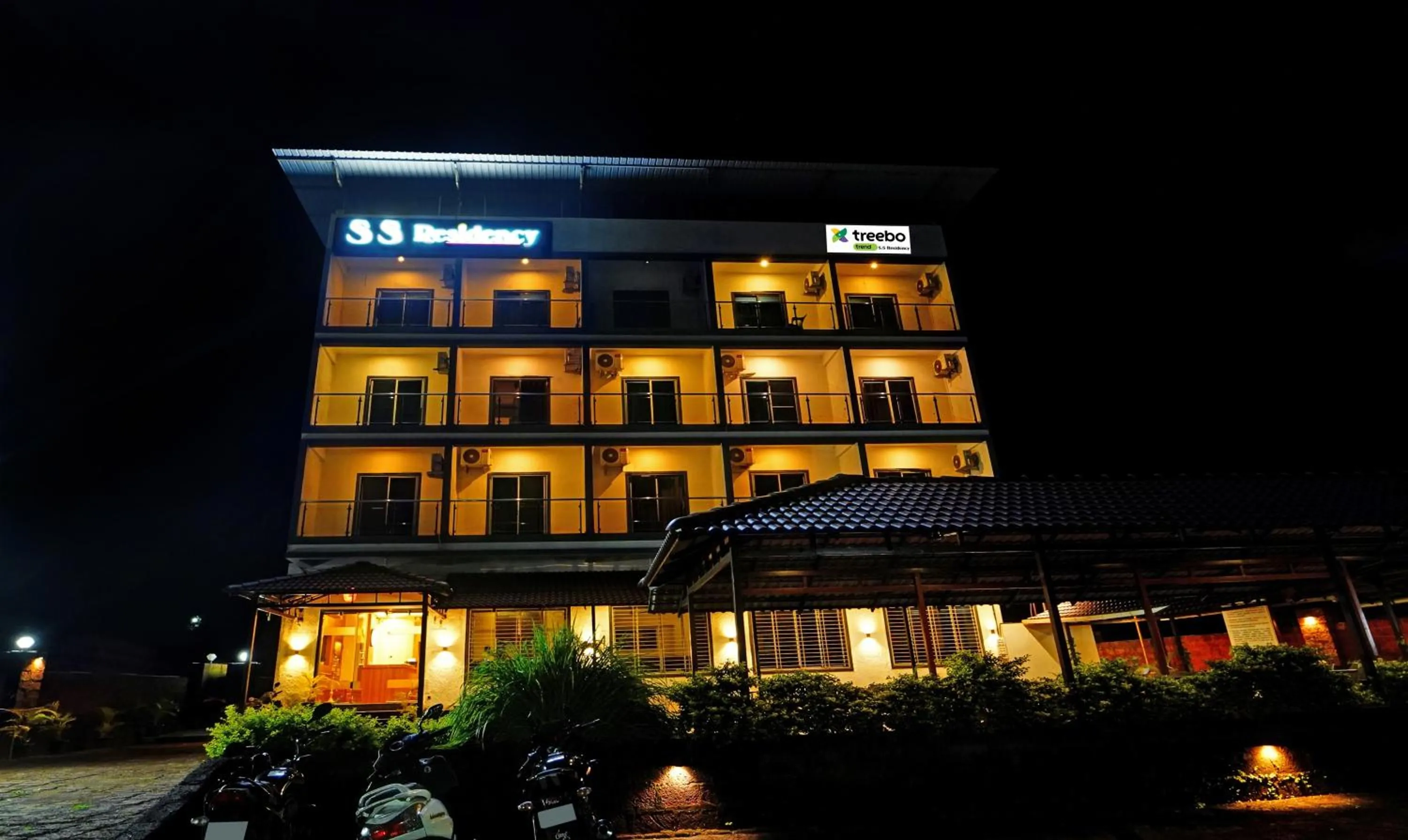 Property building in Treebo SS Residency With Mountain View