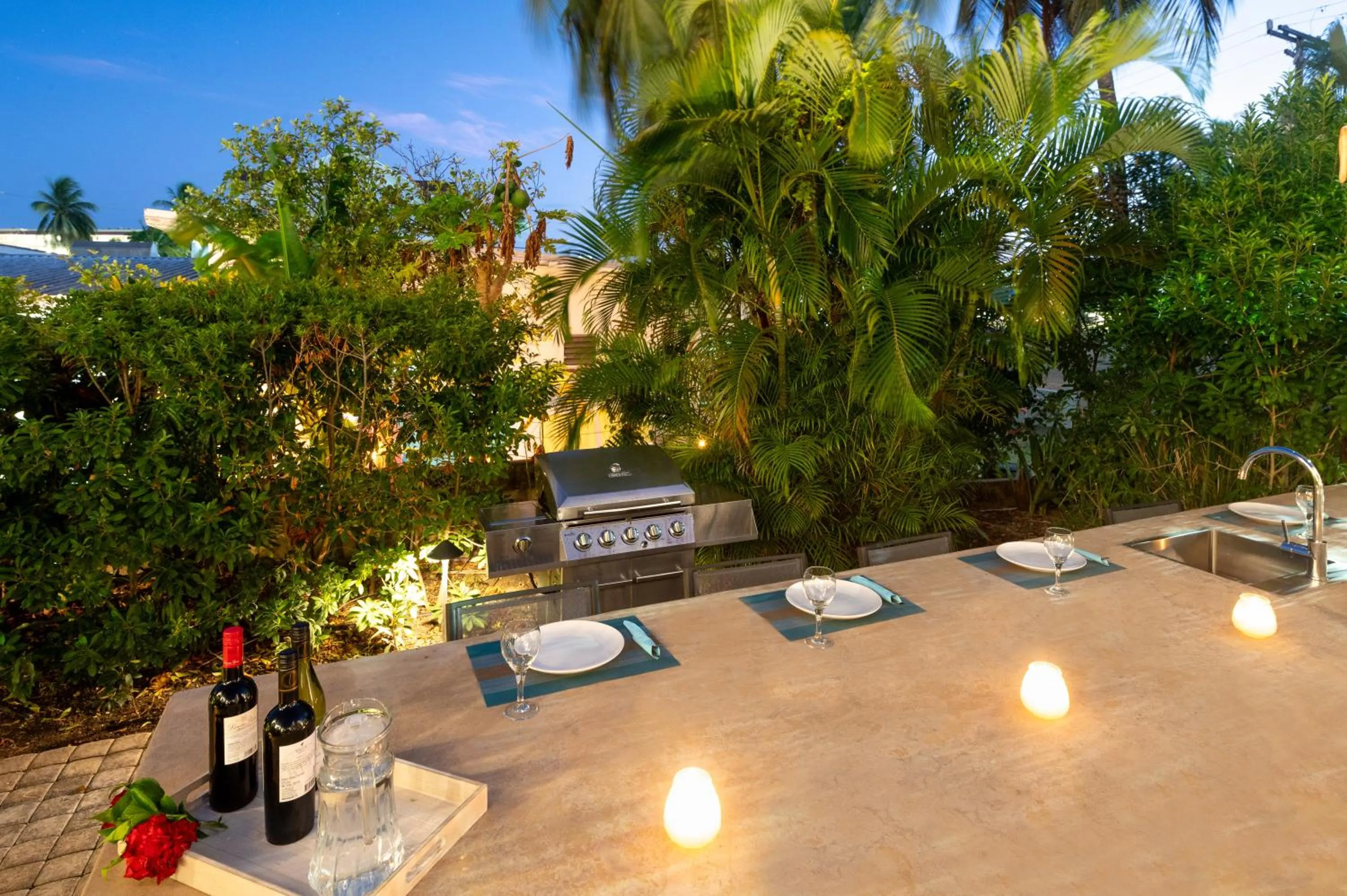 Garden in Blue Haven Holiday Apartments