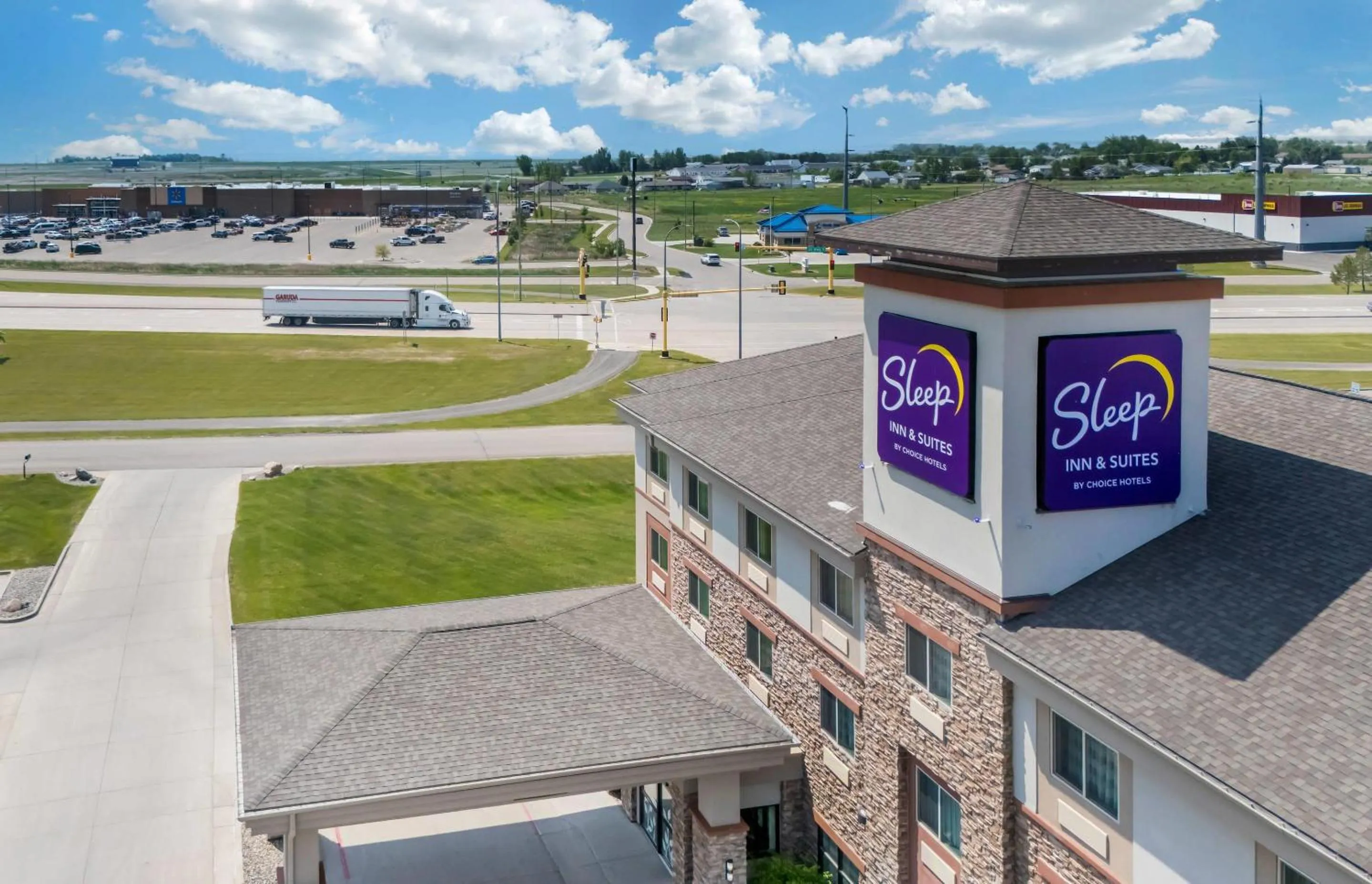 Property building in Sleep Inn & Suites Devils Lake