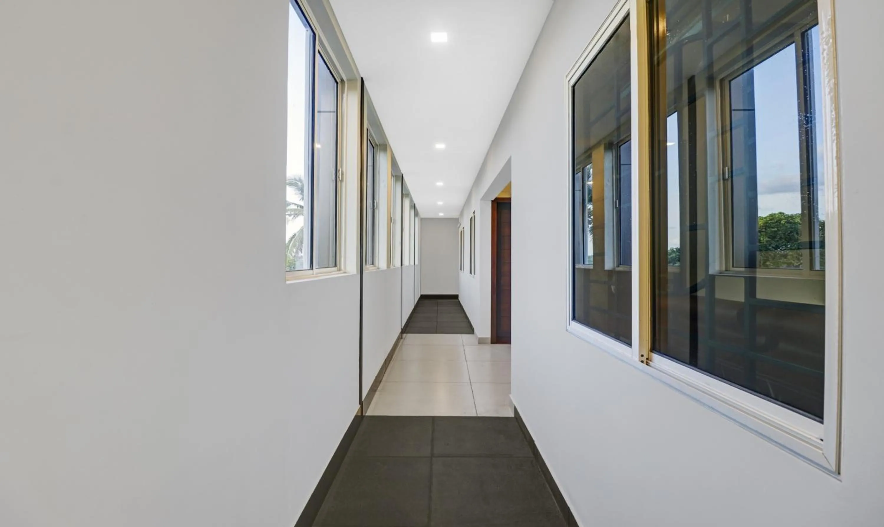 Lobby or reception in Treebo Pushpak 500 mtrs from Chottanikkara temple