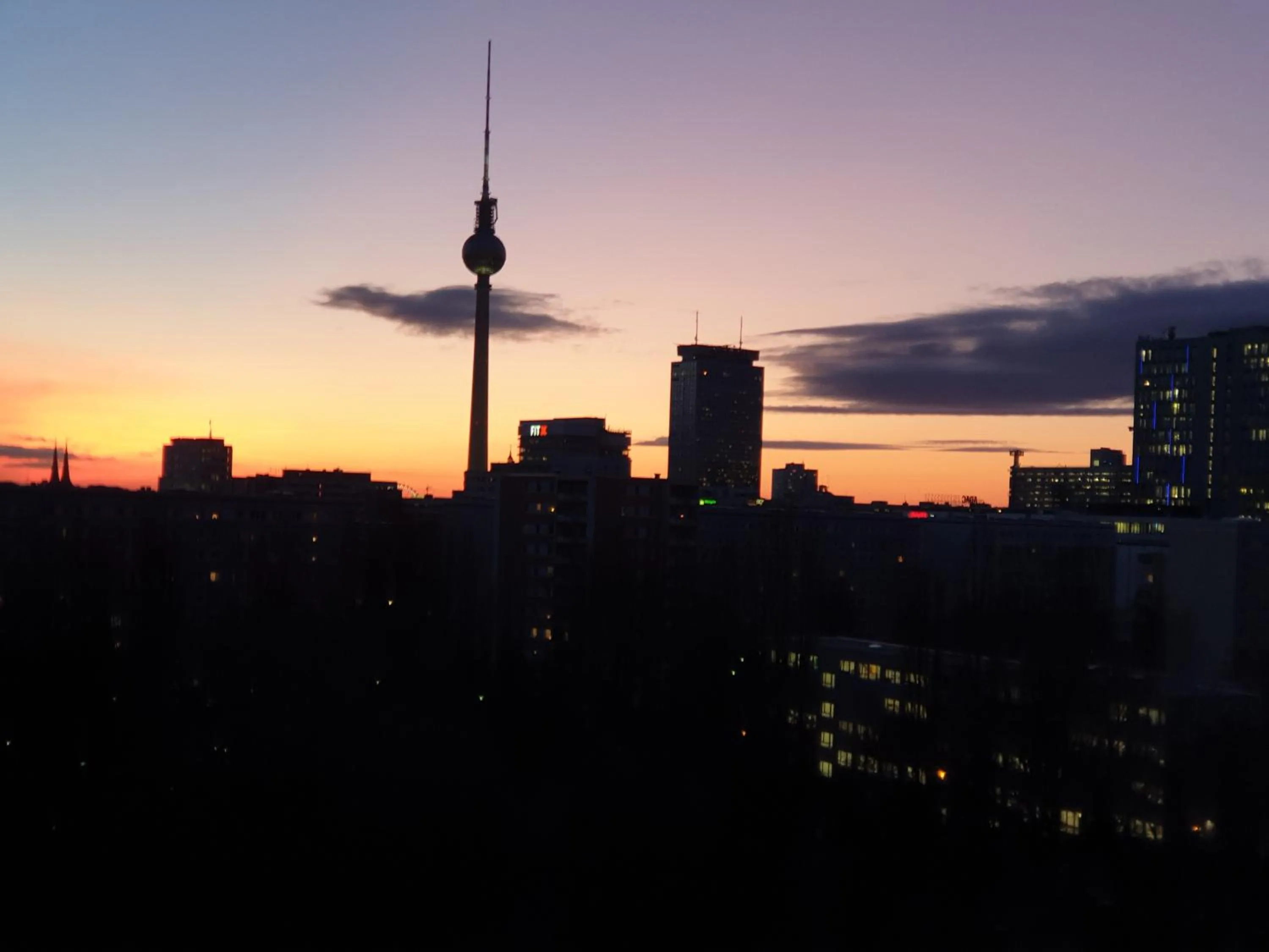 Sunset in Park & City Alex