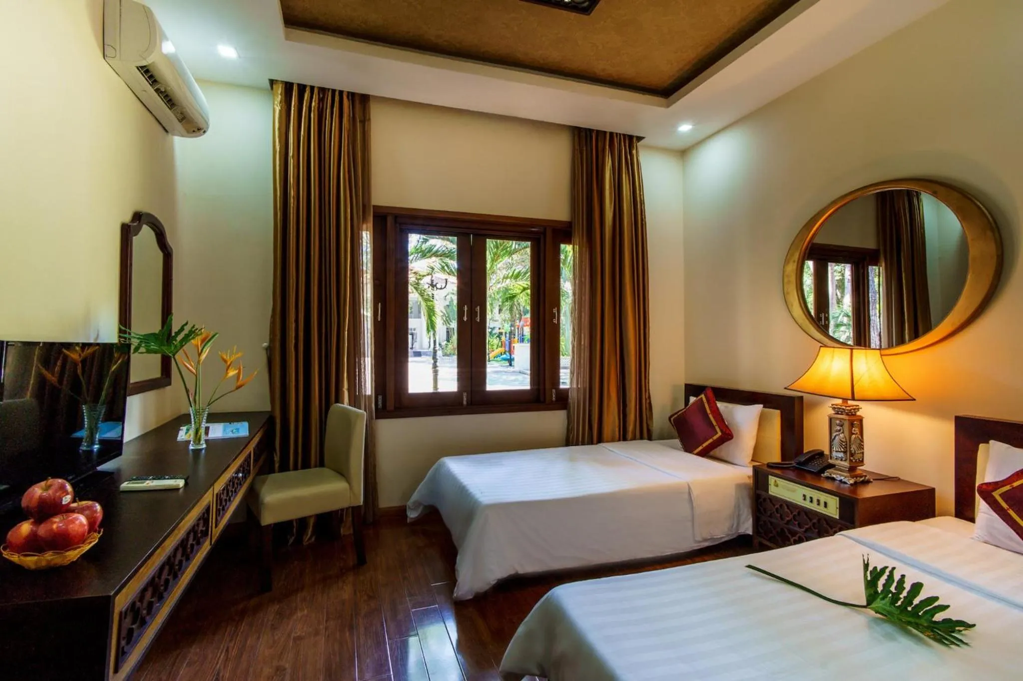 Bed in Minera Hot Springs Binh Chau