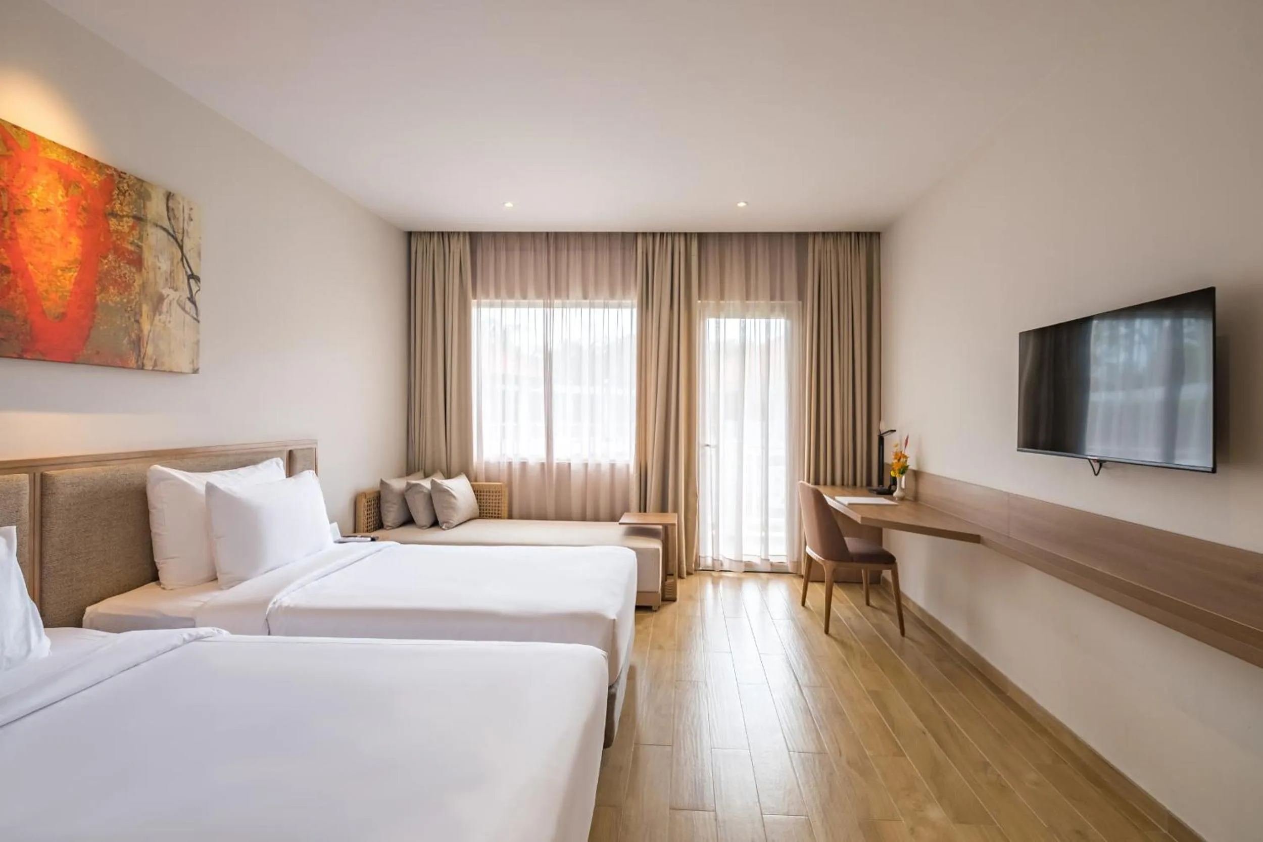 Bedroom, Bed in Minera Hot Springs Binh Chau