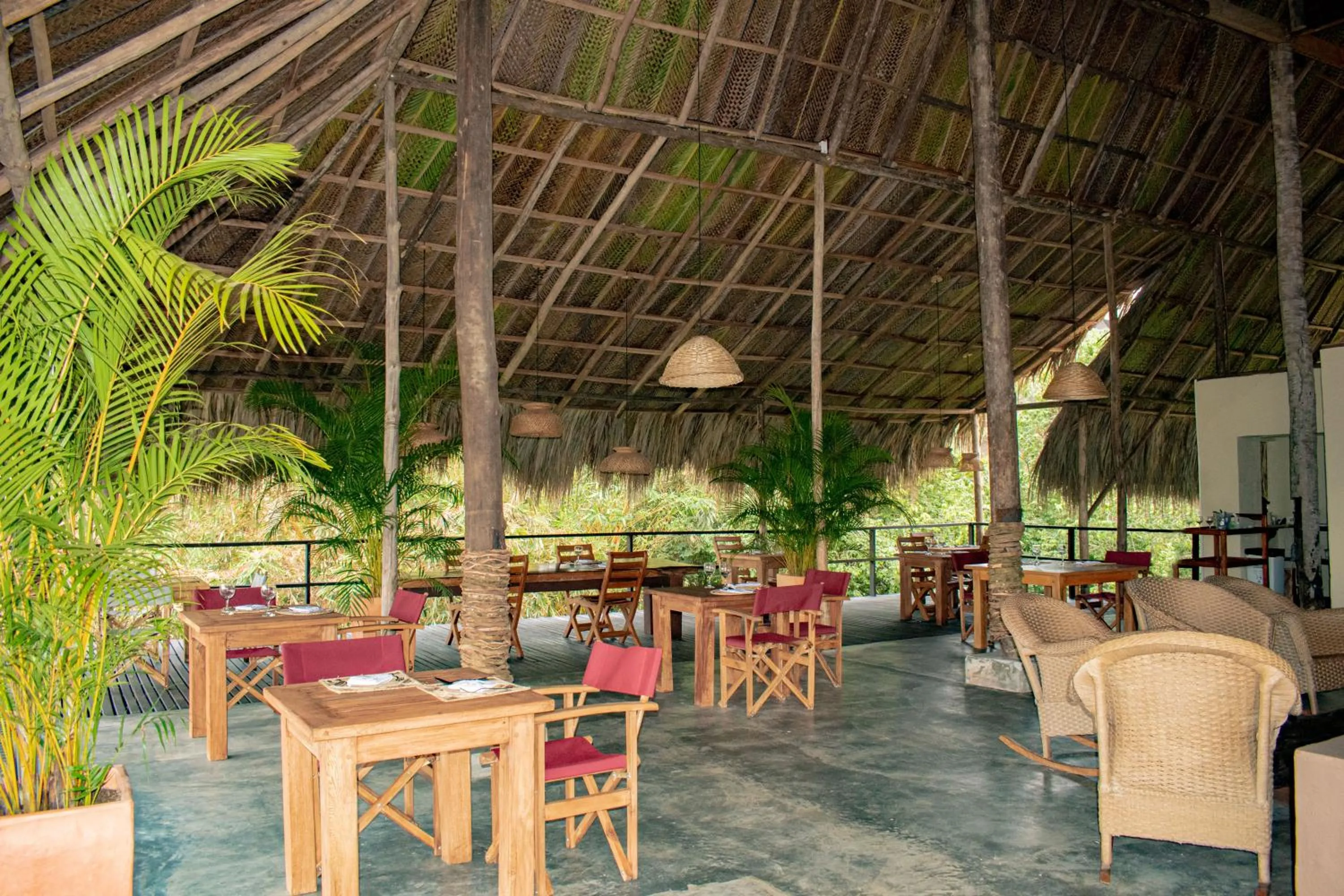 Restaurant/places to eat in Finca Barlovento Maloka, Tayrona Park