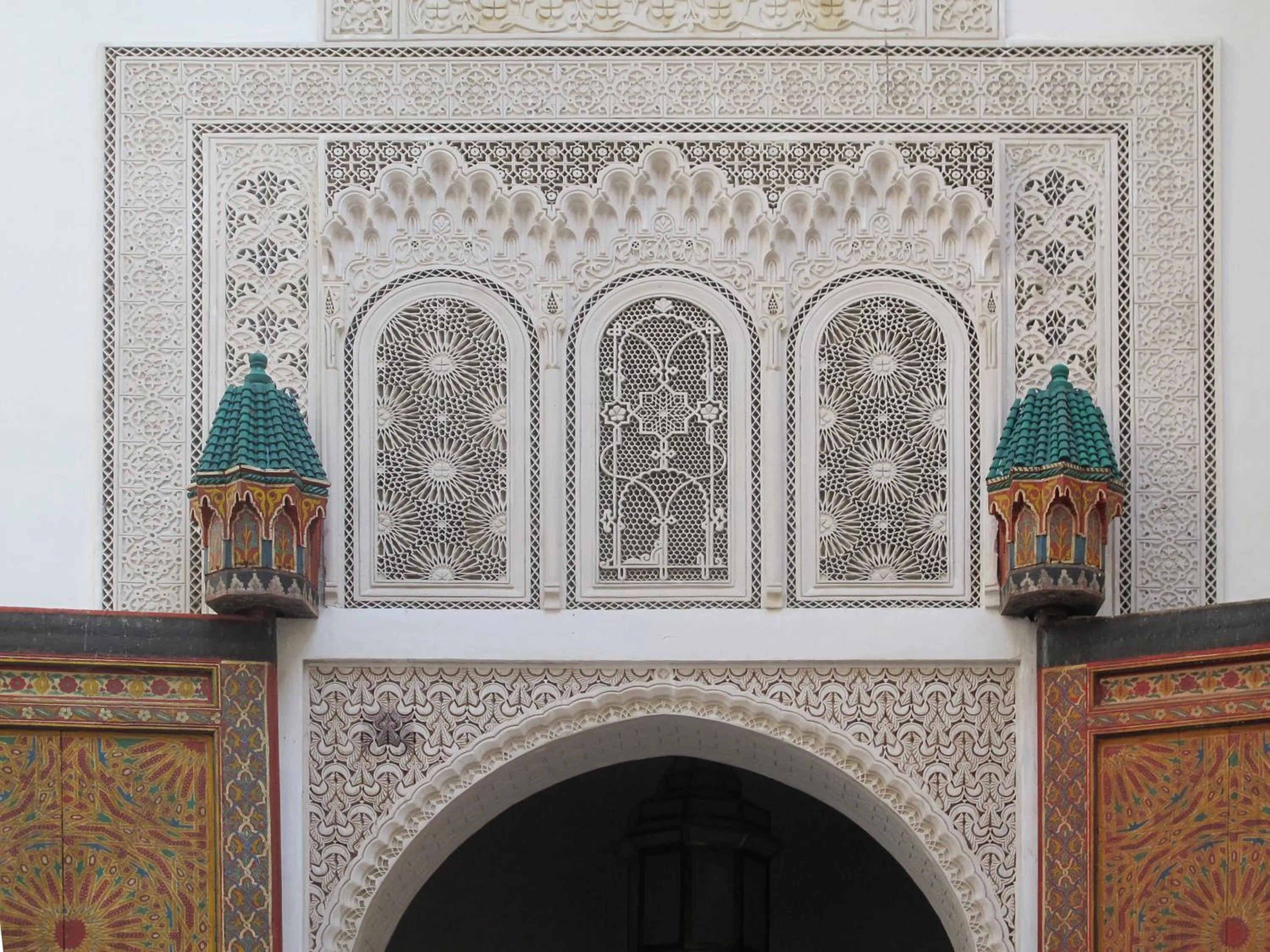 Decorative detail in Dar 7 Louyat