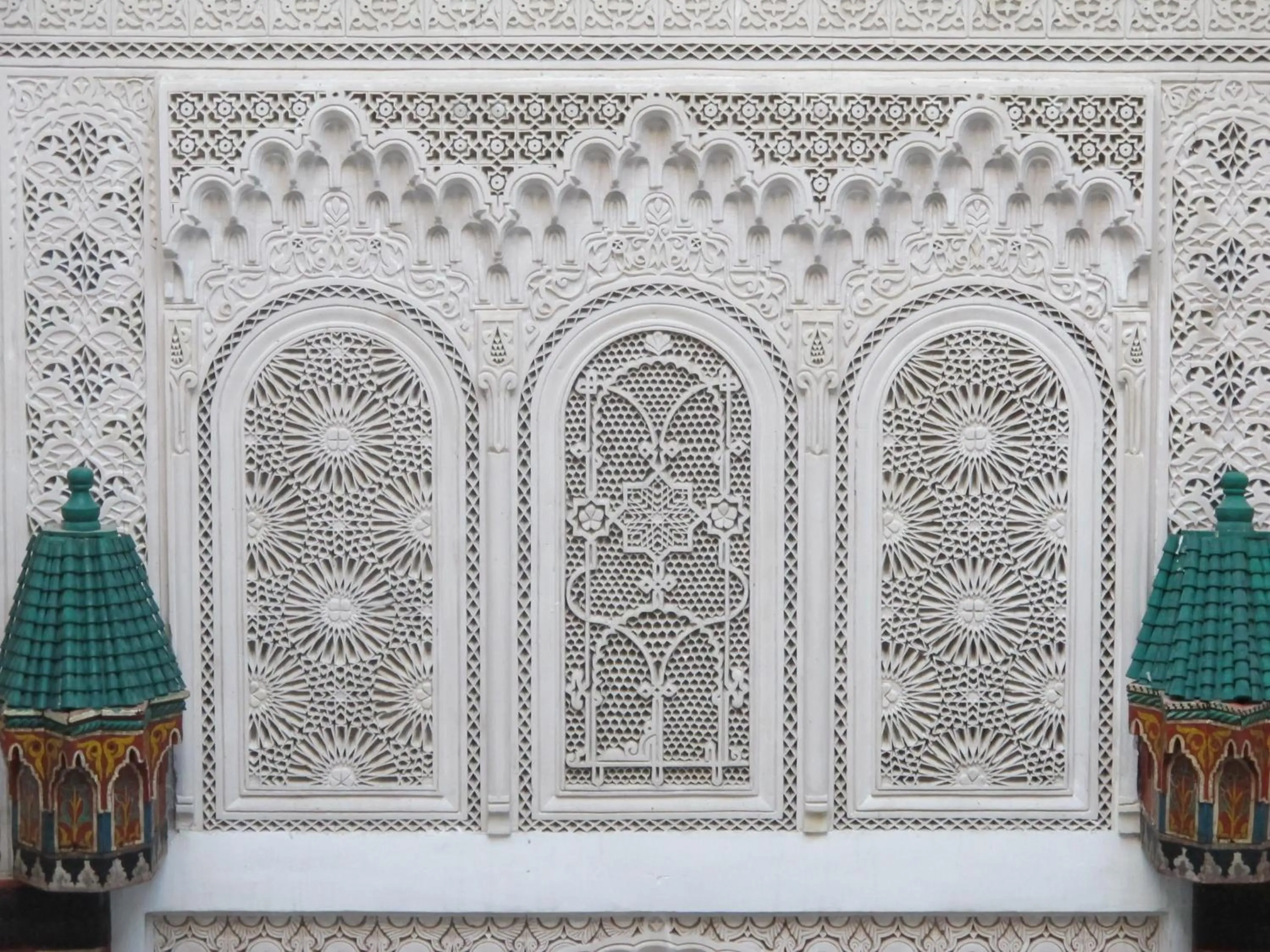 Decorative detail in Dar 7 Louyat