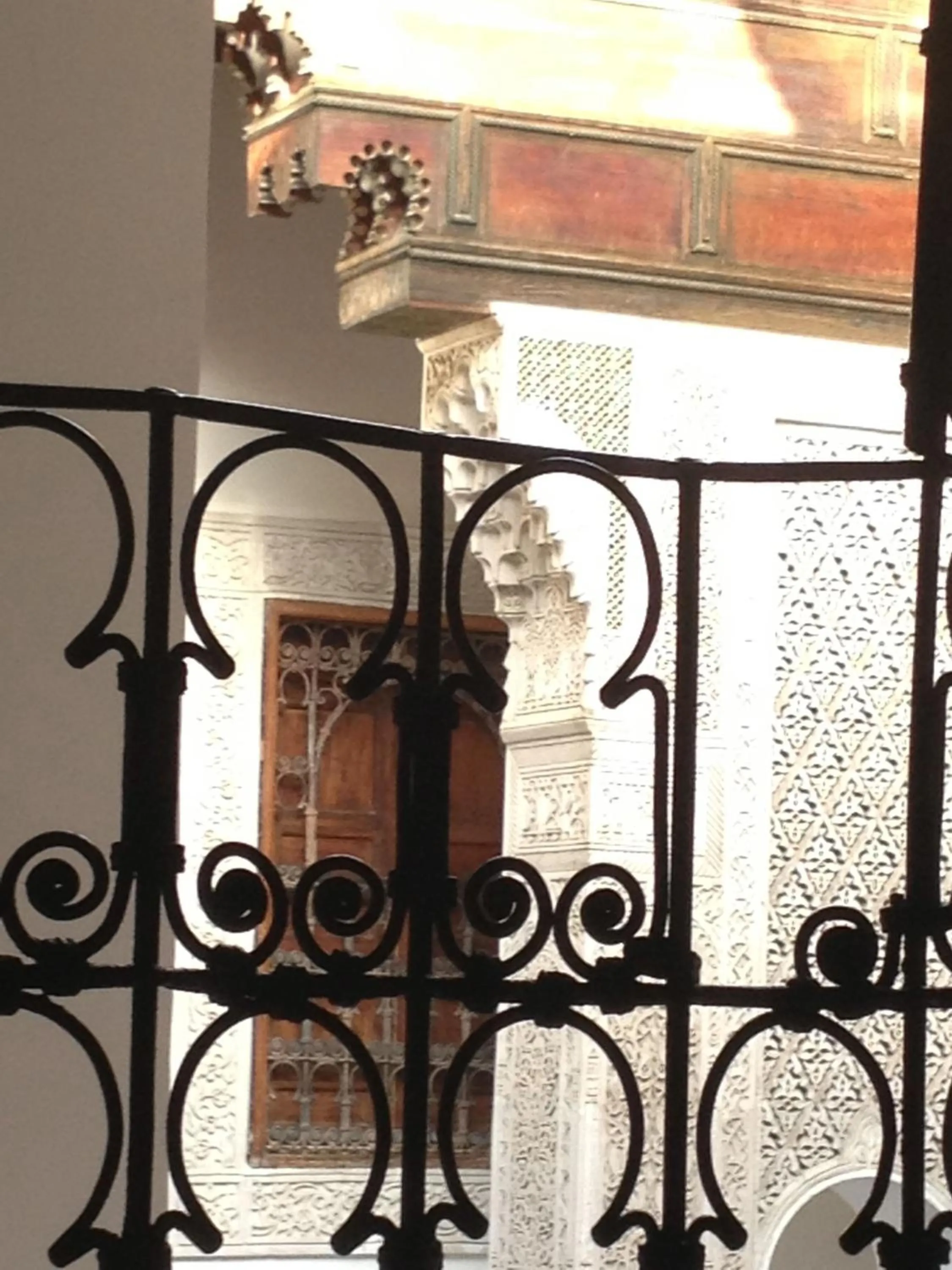 Decorative detail in Dar 7 Louyat