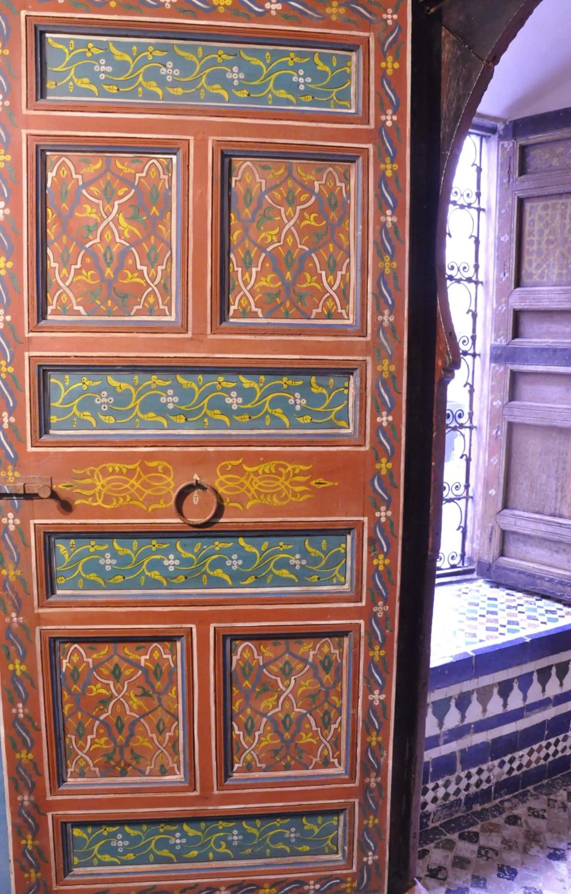 Decorative detail in Dar 7 Louyat