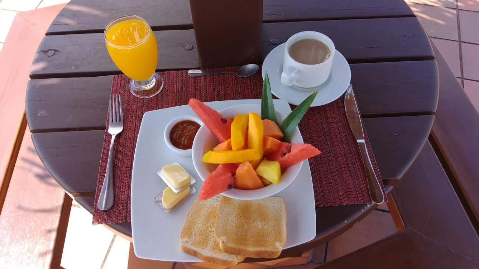 Breakfast in Hotel La Pradera del Arenal