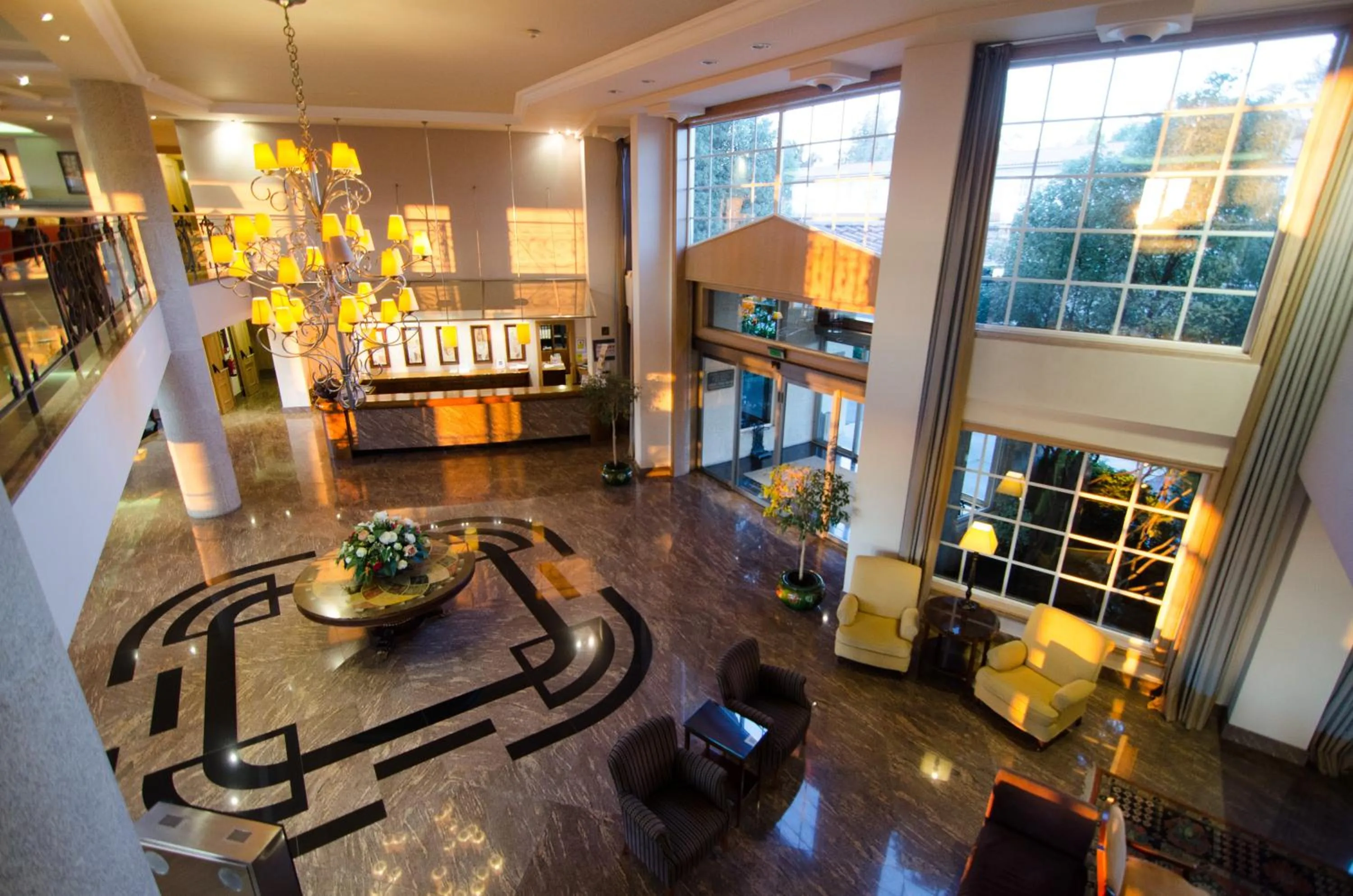 Lobby or reception in Gran Hotel Los Abetos