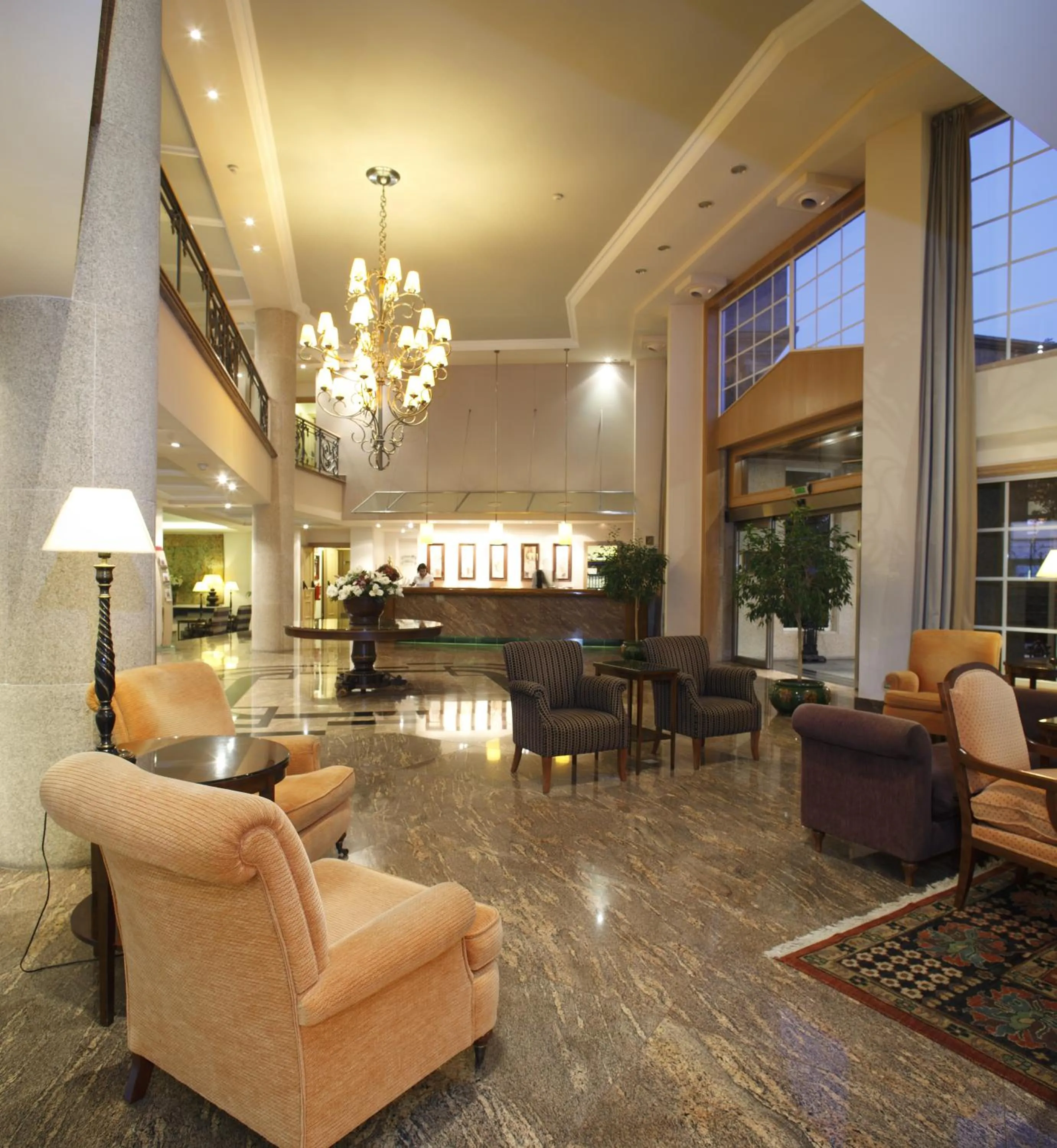 Lobby or reception in Gran Hotel Los Abetos
