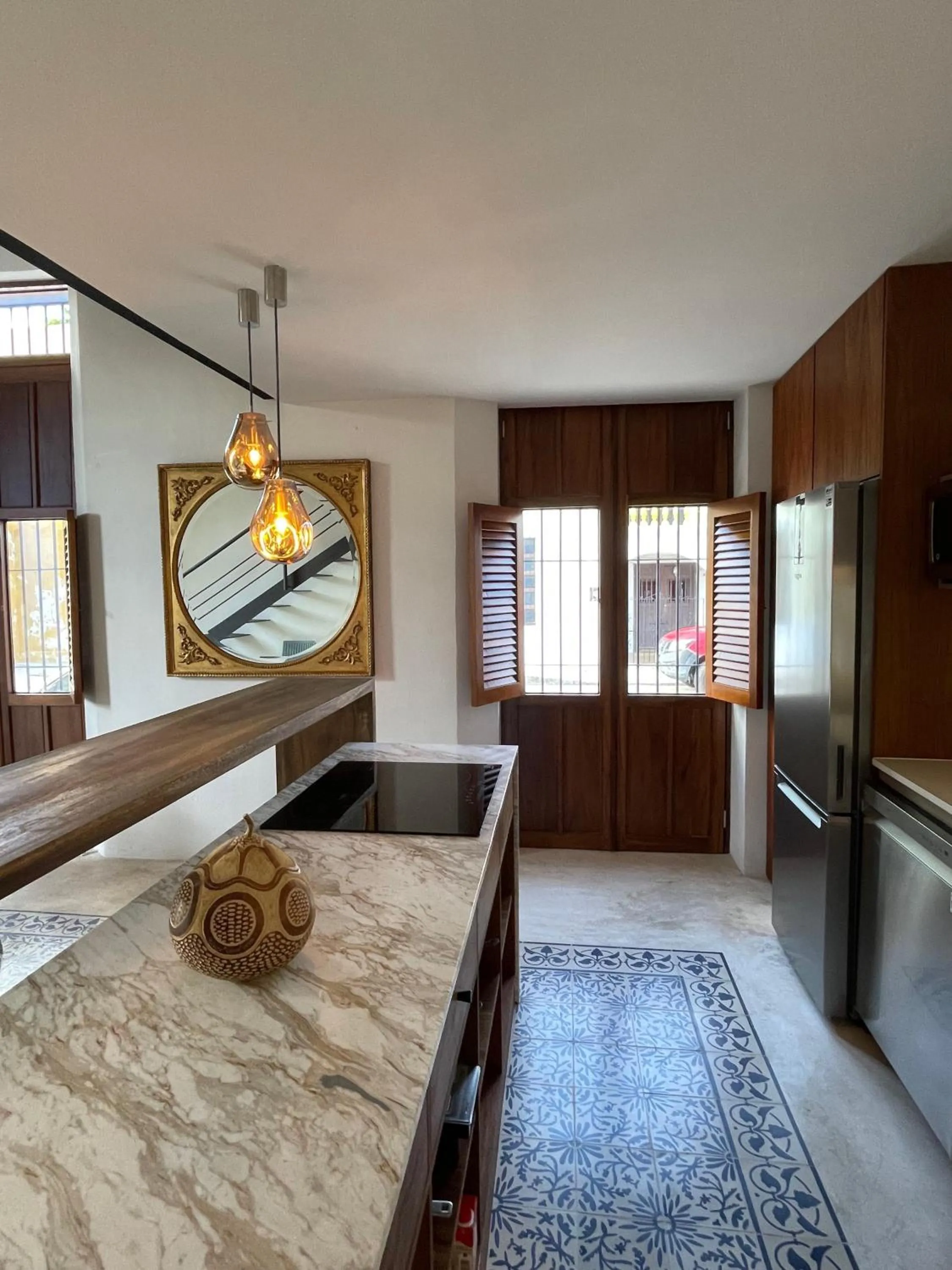 Kitchen or kitchenette in Las Lupitas Hotel Boutique