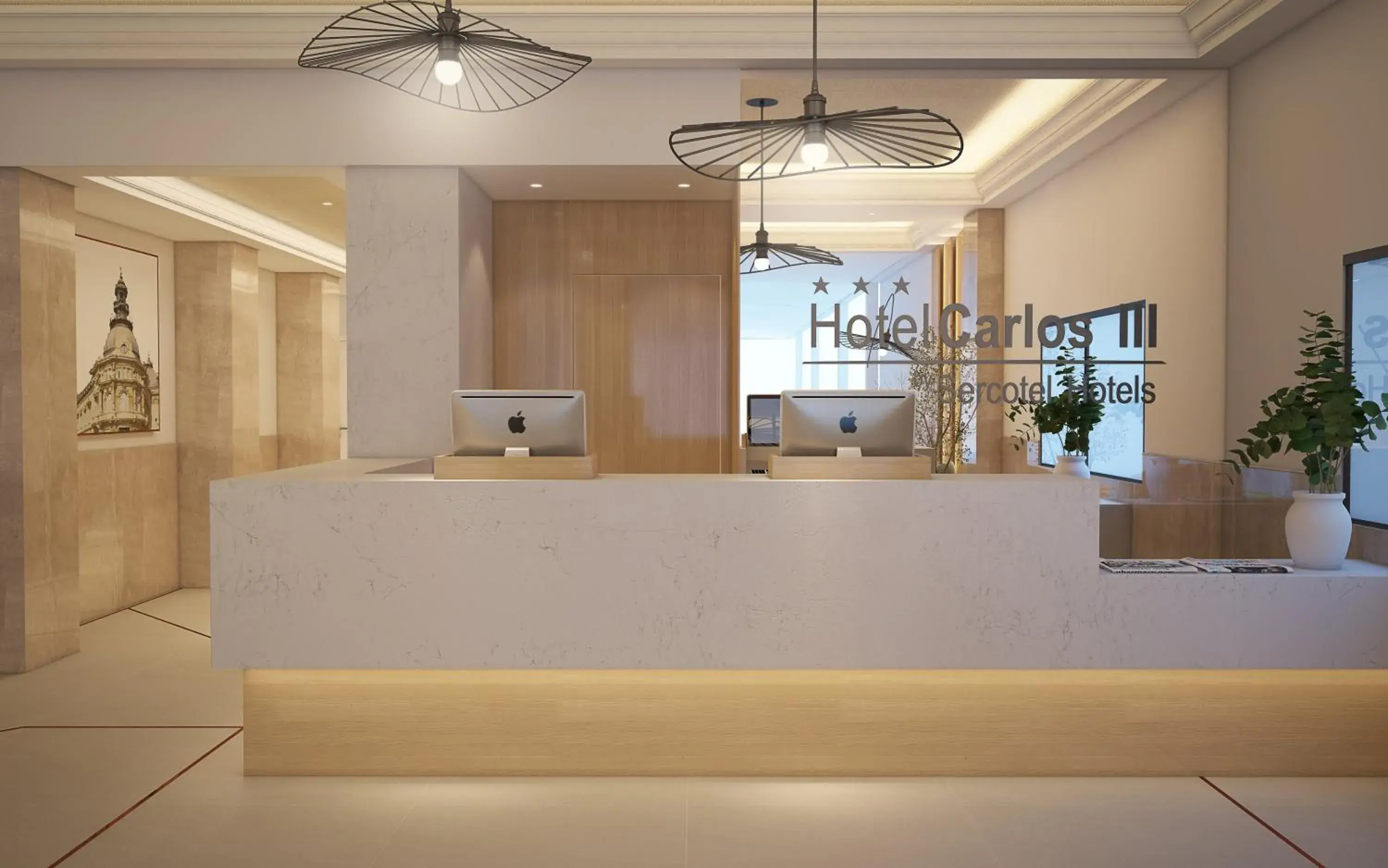 Lobby or reception in Sercotel Carlos III Lobby or reception in Sercotel Carlos III