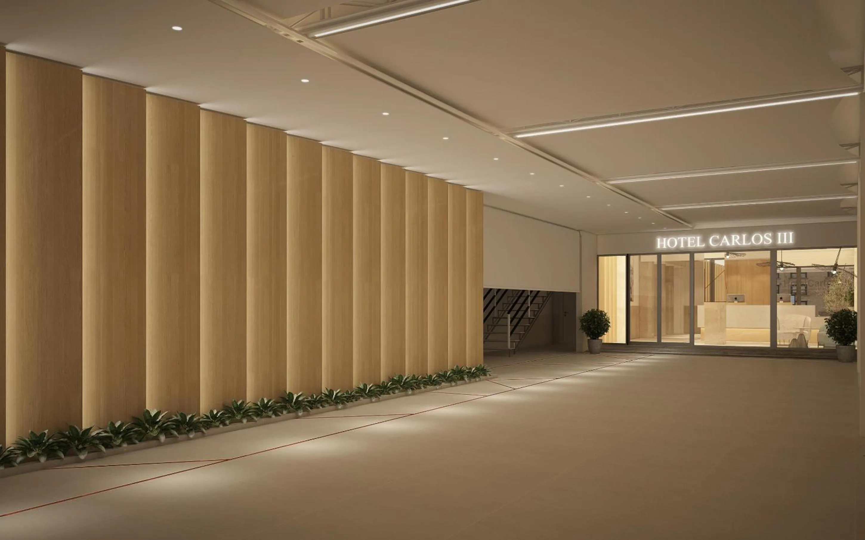 Facade/entrance in Sercotel Carlos III