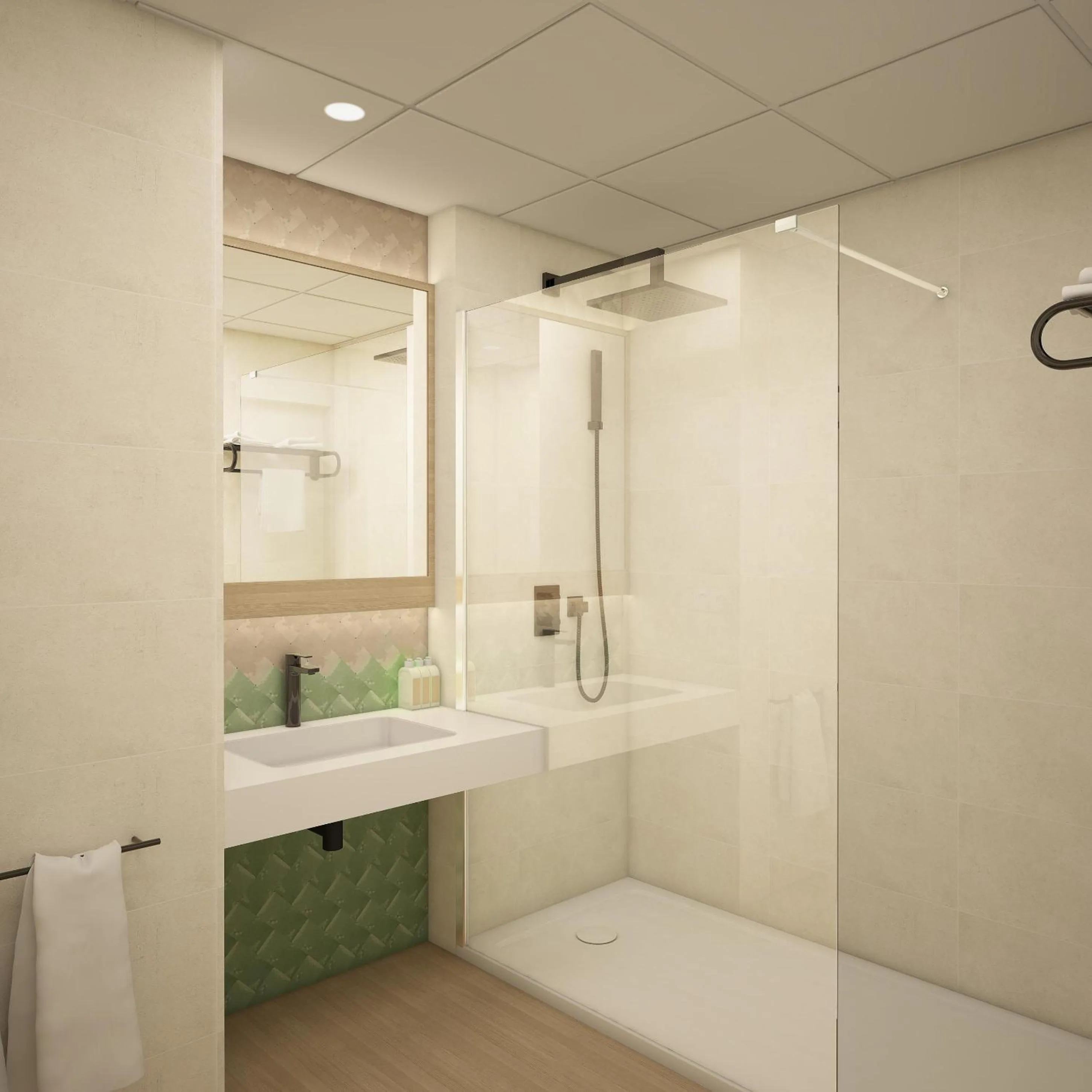 Bathroom in Sercotel Carlos III