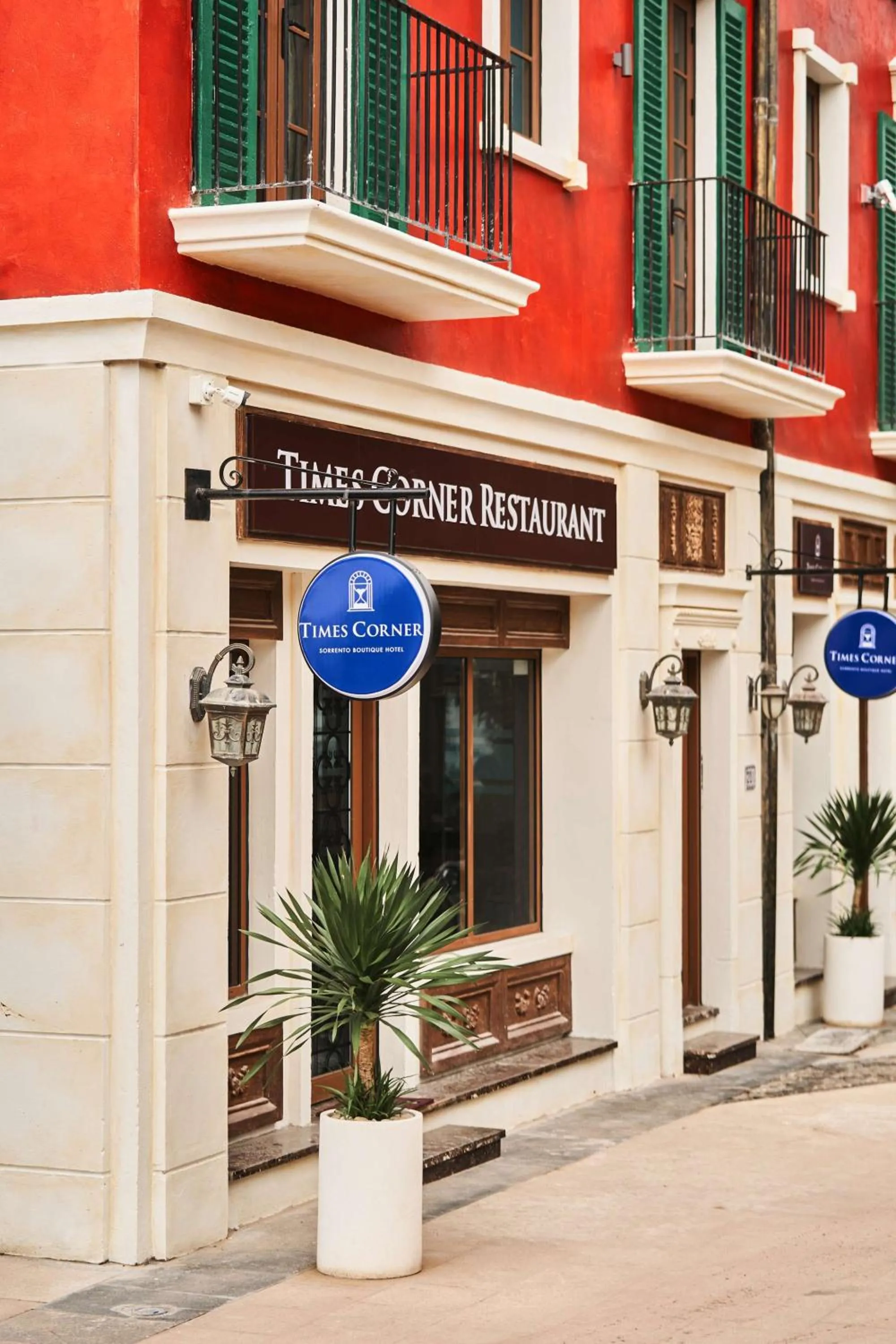 Property building in Times Corner Sorrento Hotel - Complimentary Sunset Town Tour 4pm to 5pm everyday