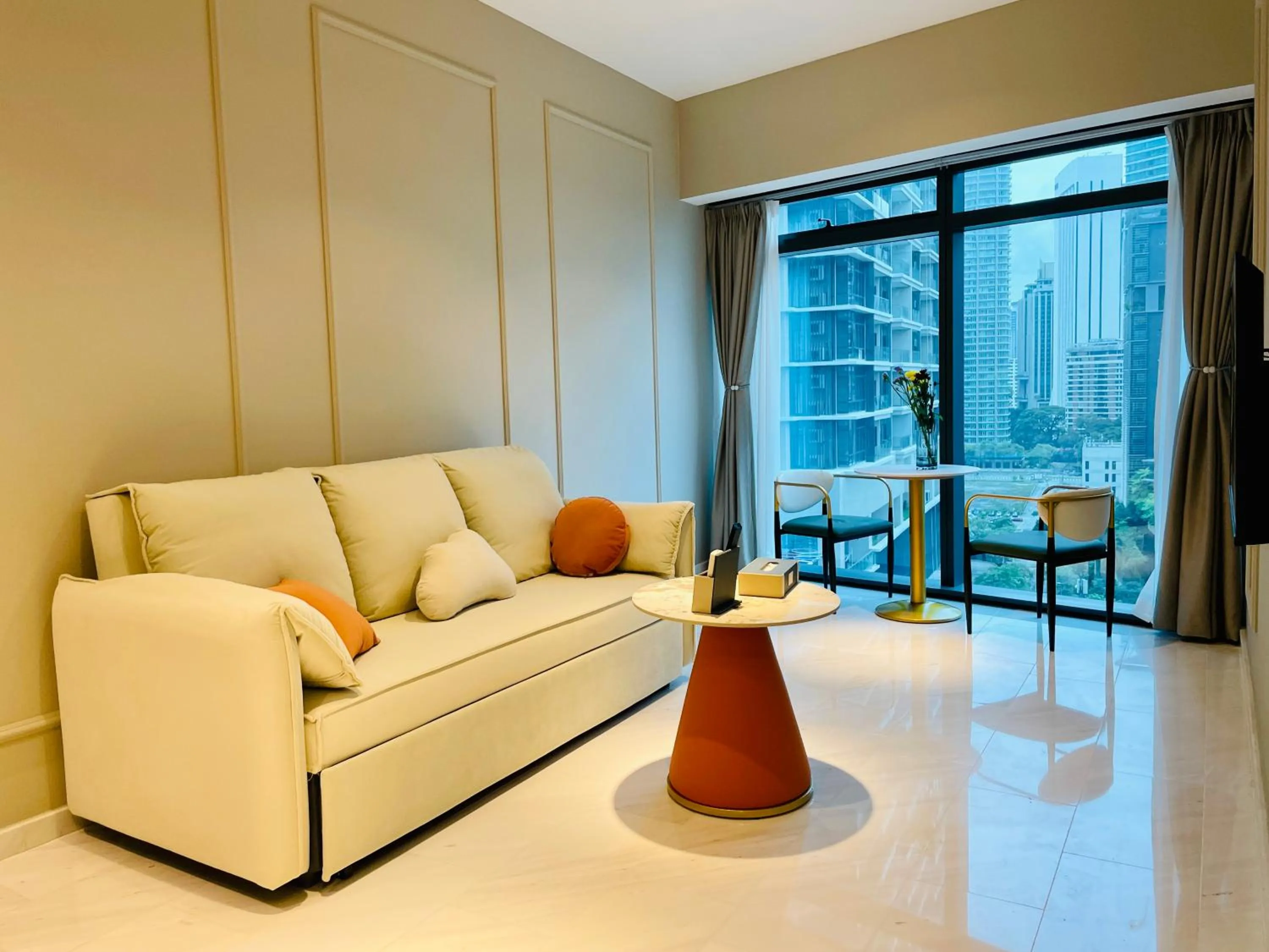 Living room in Eaton residences KLCC m@h