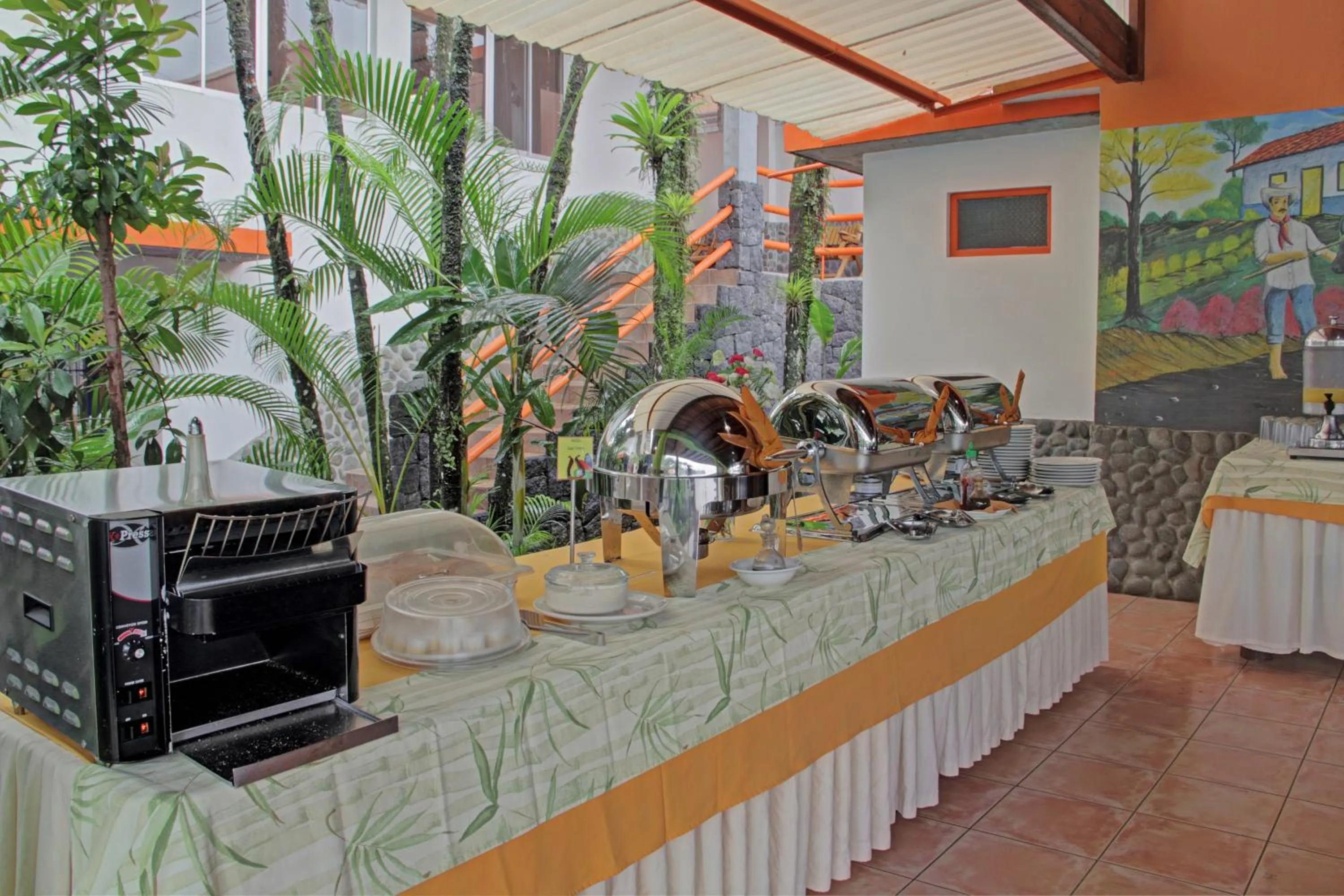 Buffet breakfast in San Bosco Inn