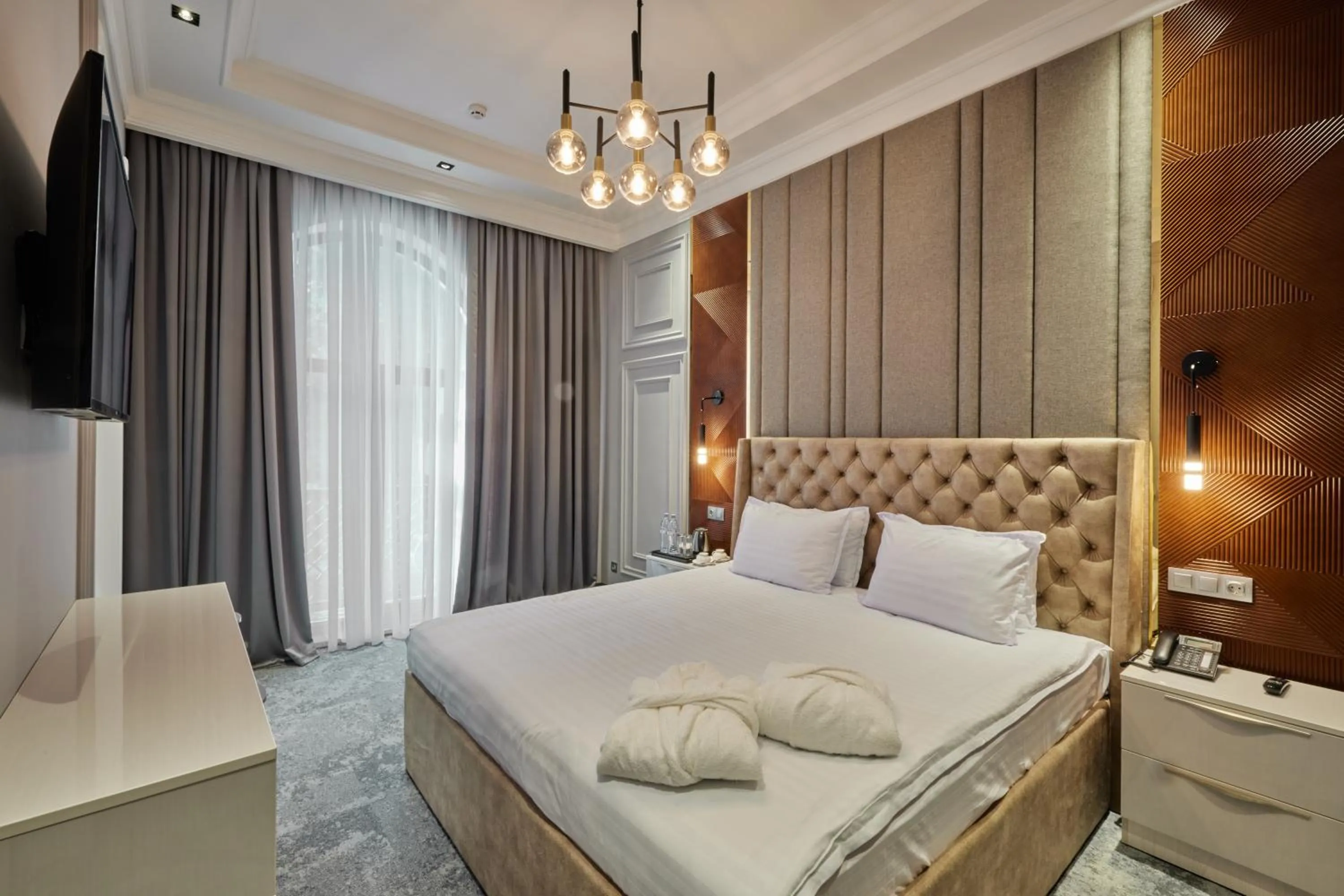 Bed in Continental Hotel Samarkand