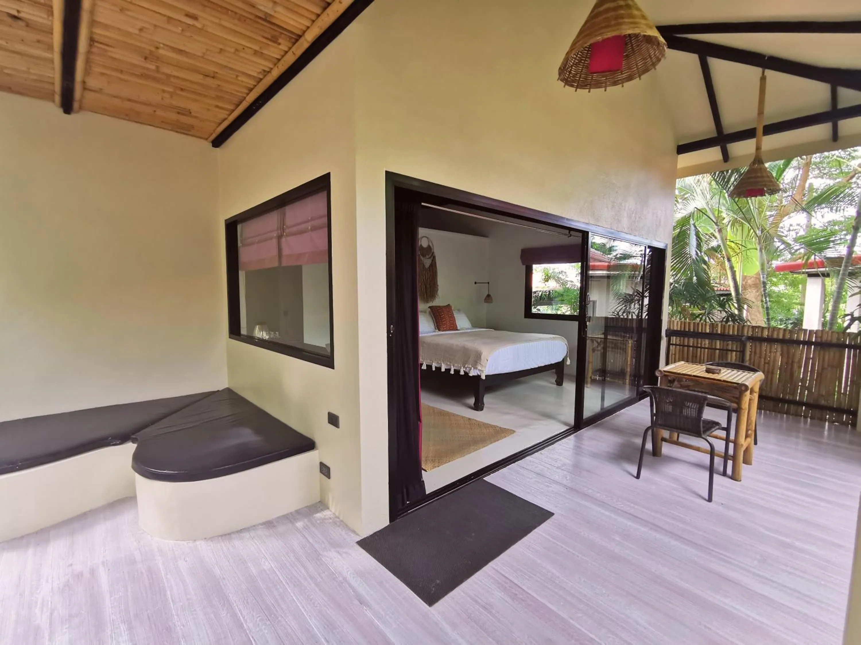 Patio in Jade cottages