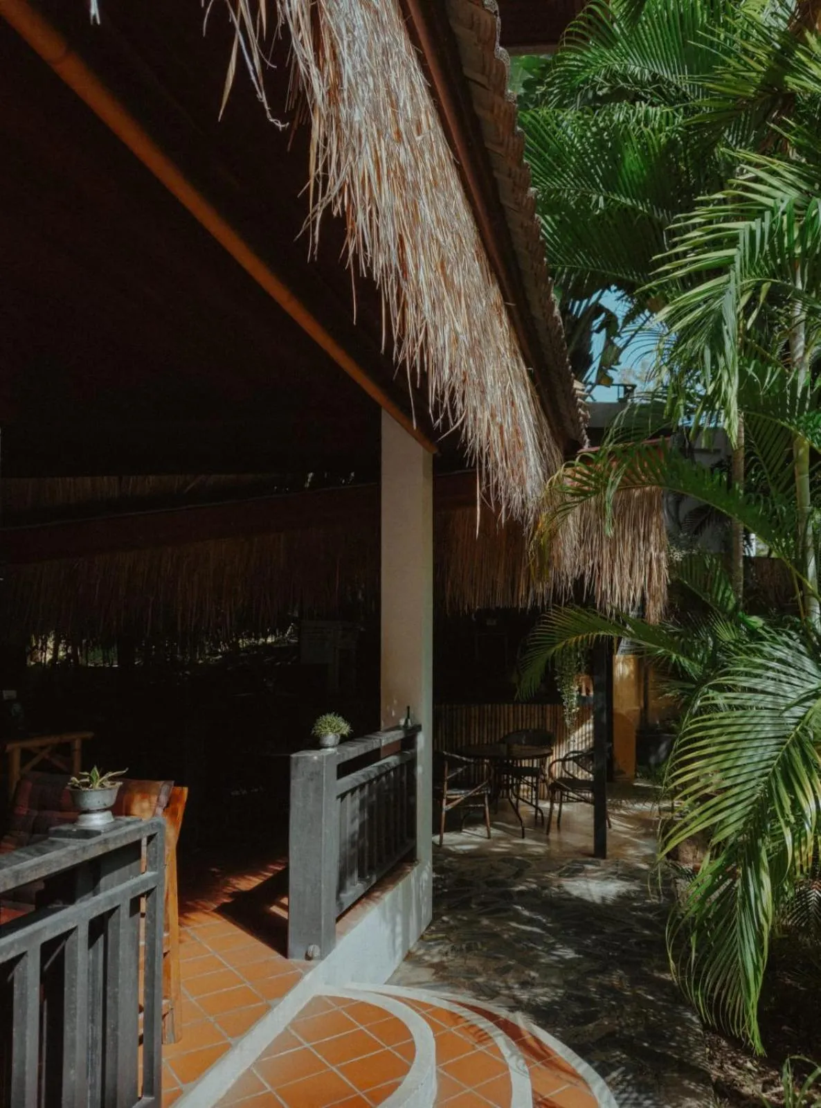 Patio in Jade cottages