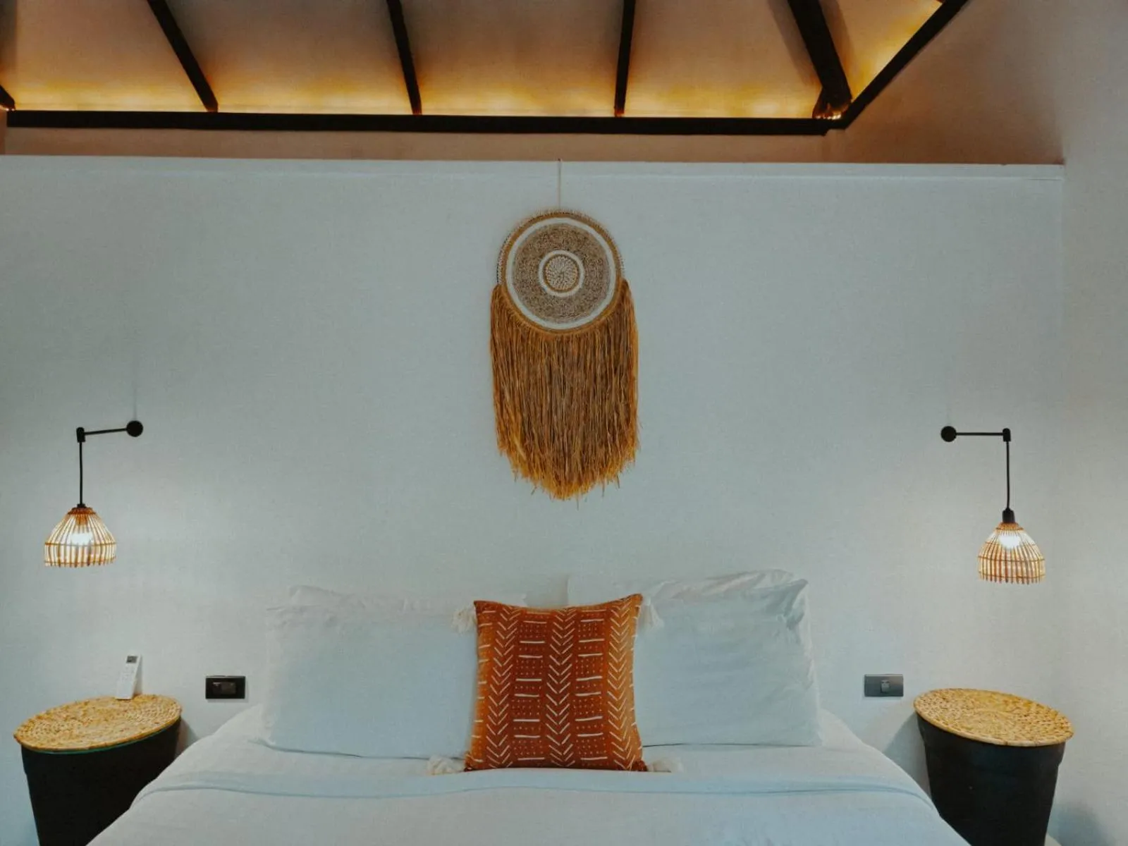 Bed in Jade cottages