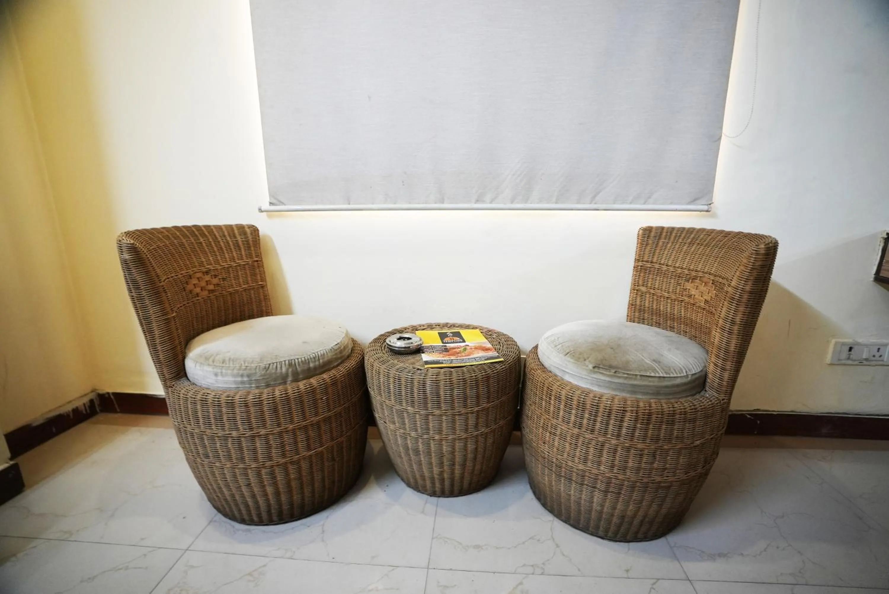 Seating area in Hotel Classic Karol Bagh