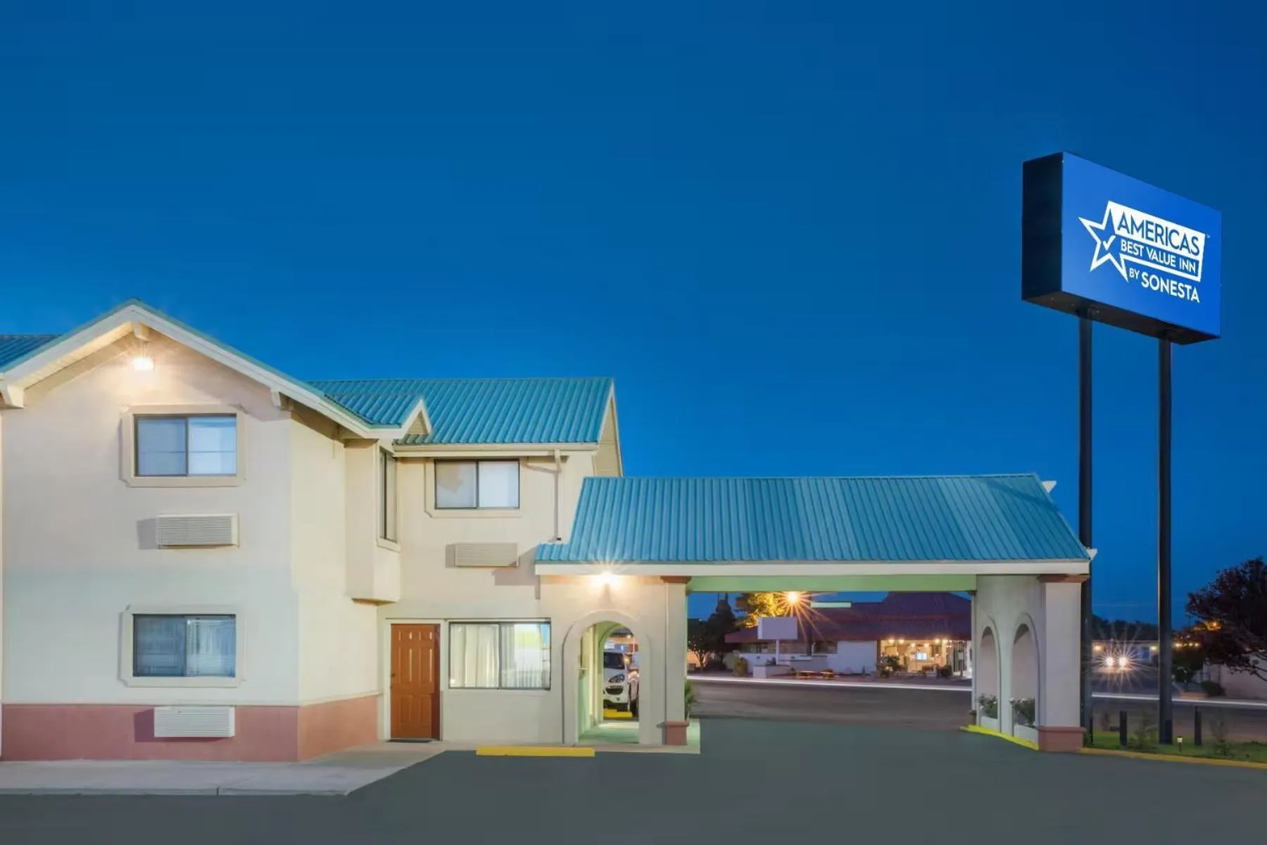 Property building in Americas Best Value Inn Hobbs