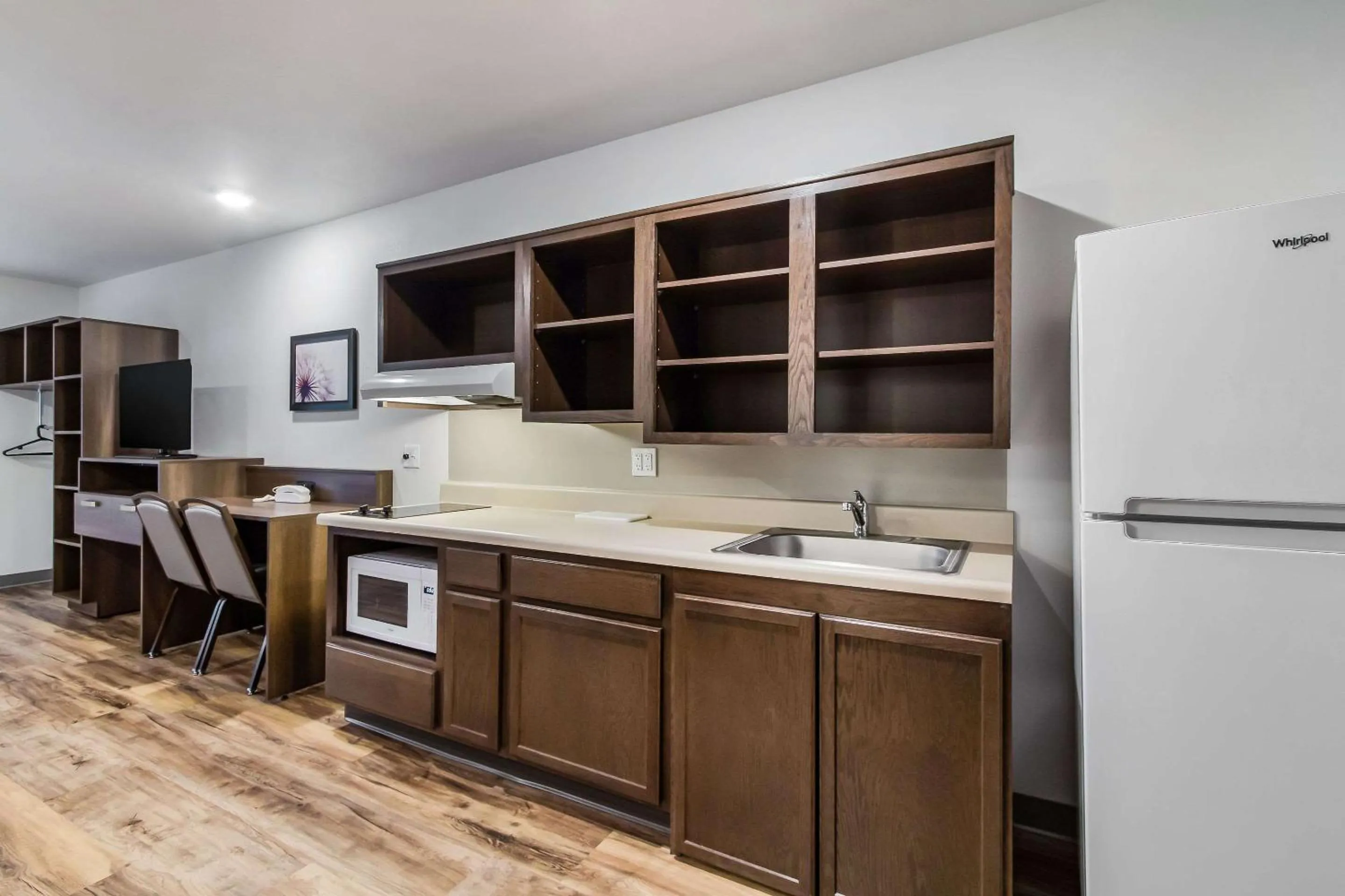 Bedroom in WoodSpring Suites Harrisburg Linglestown