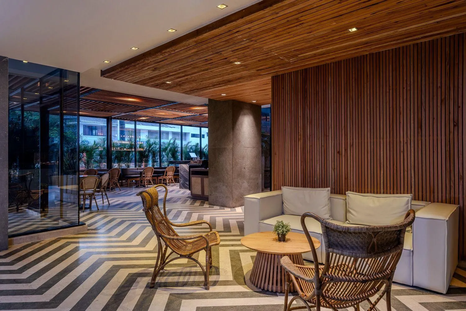 Living room in Oz Hotel Cartagena