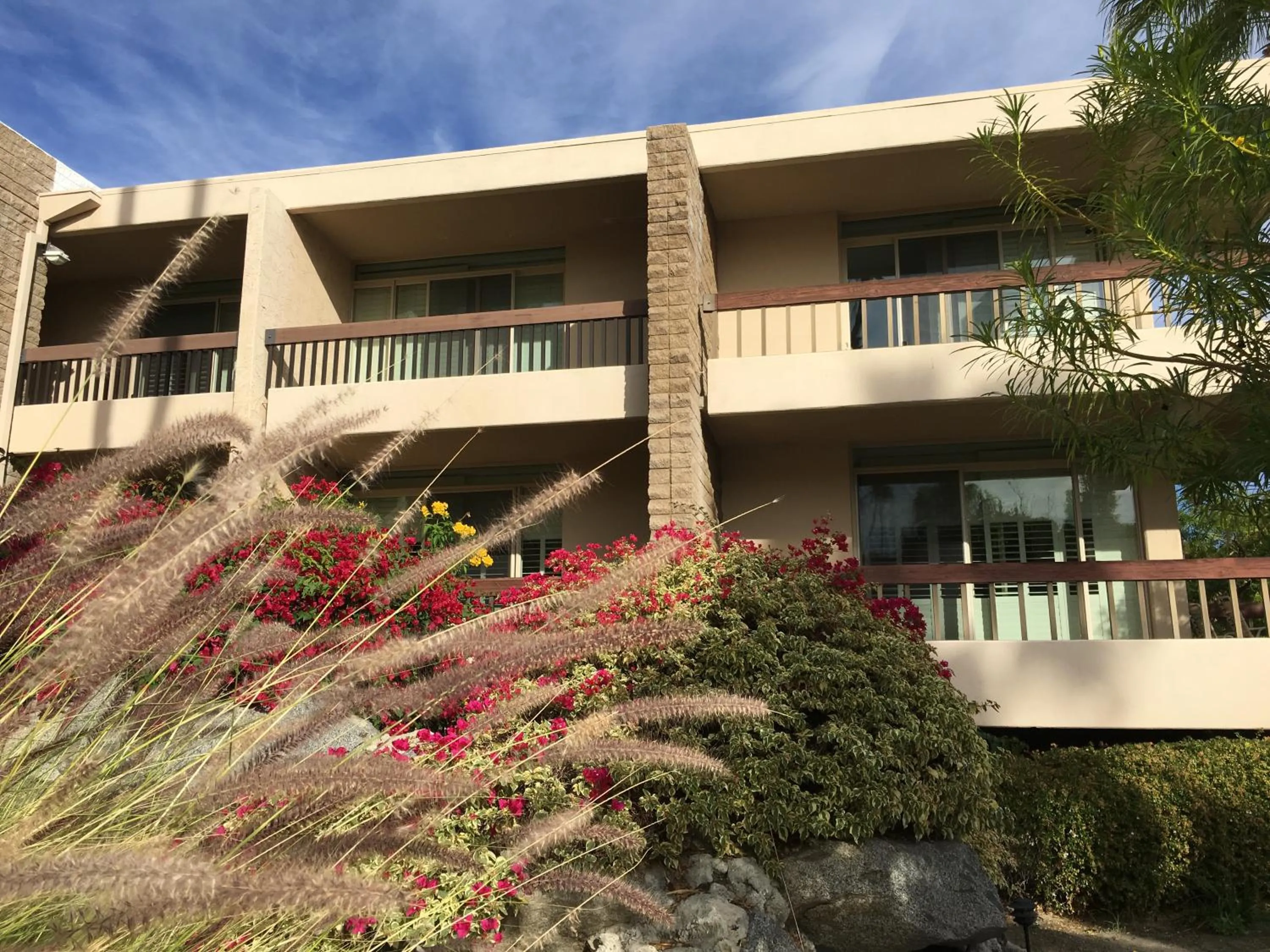 Property building in GetAways at Palm Springs Tennis Club