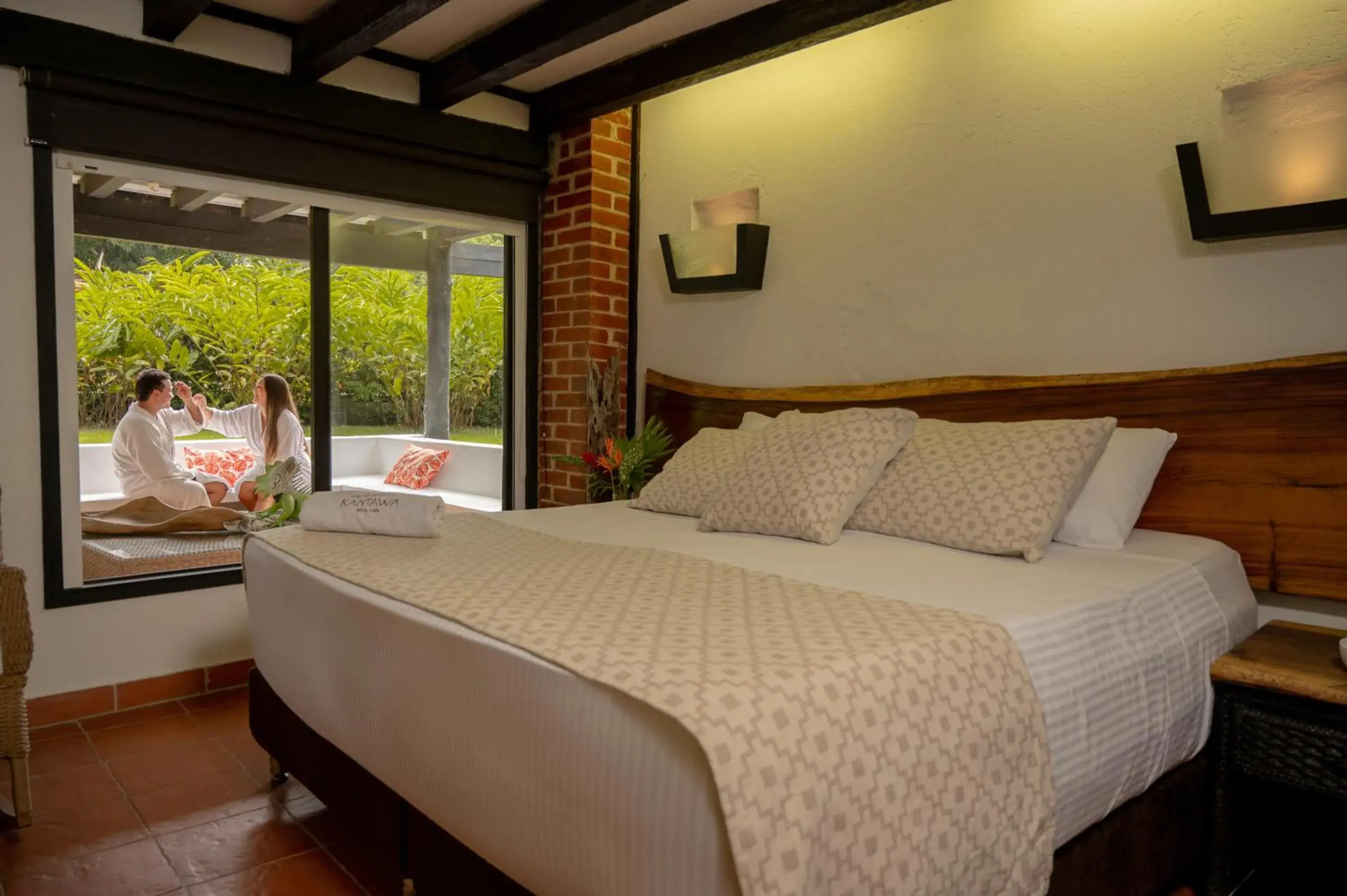 Bed in Kantawa Hotel & Spa Bed in Kantawa Hotel & Spa