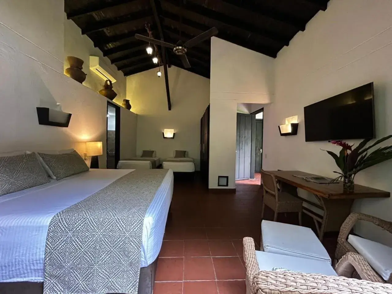 Bed in Kantawa Hotel & Spa Bed in Kantawa Hotel & Spa