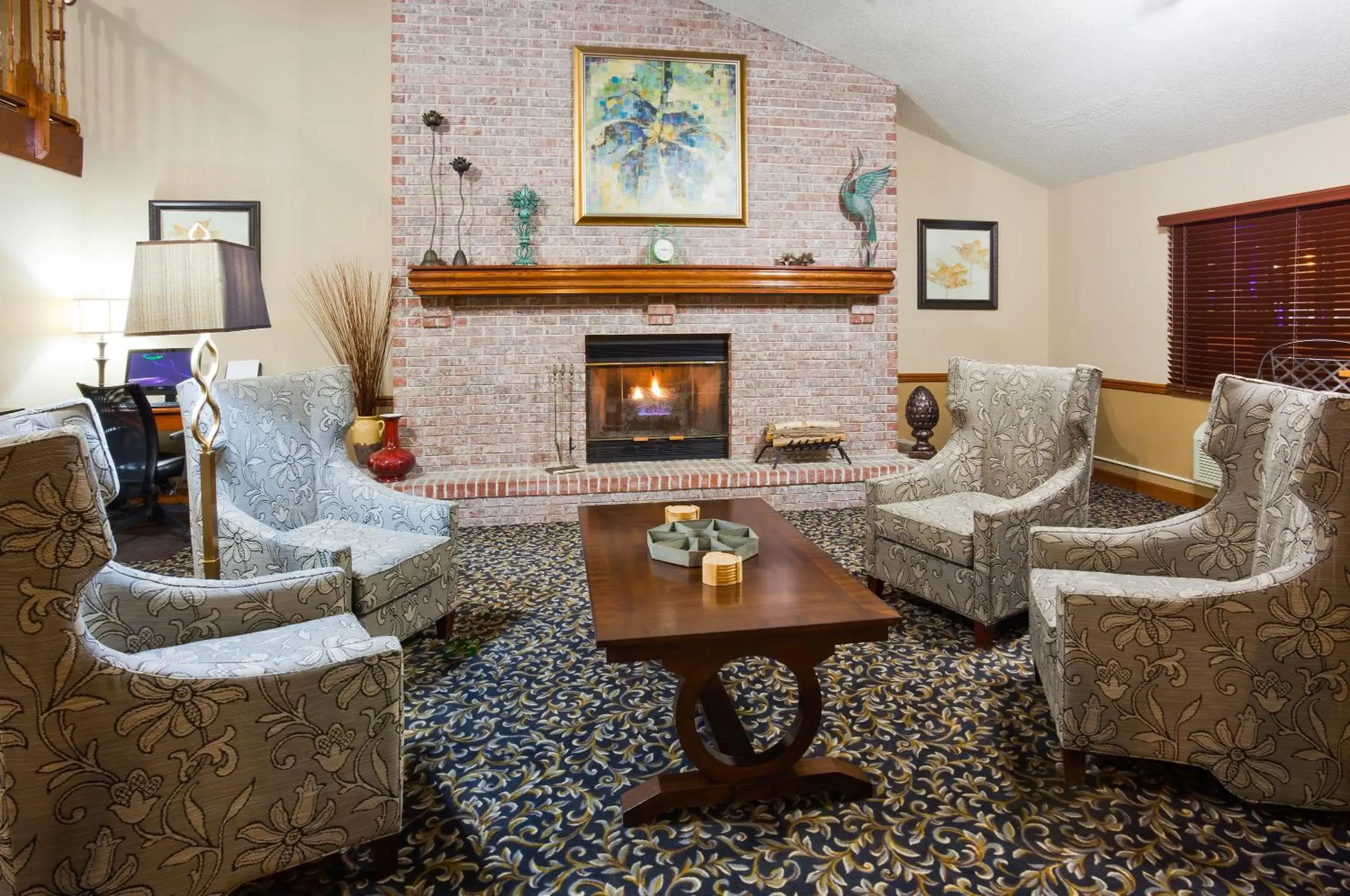 Lobby or reception in AmericInn by Wyndham Spencer Lobby or reception in AmericInn by Wyndham Spencer