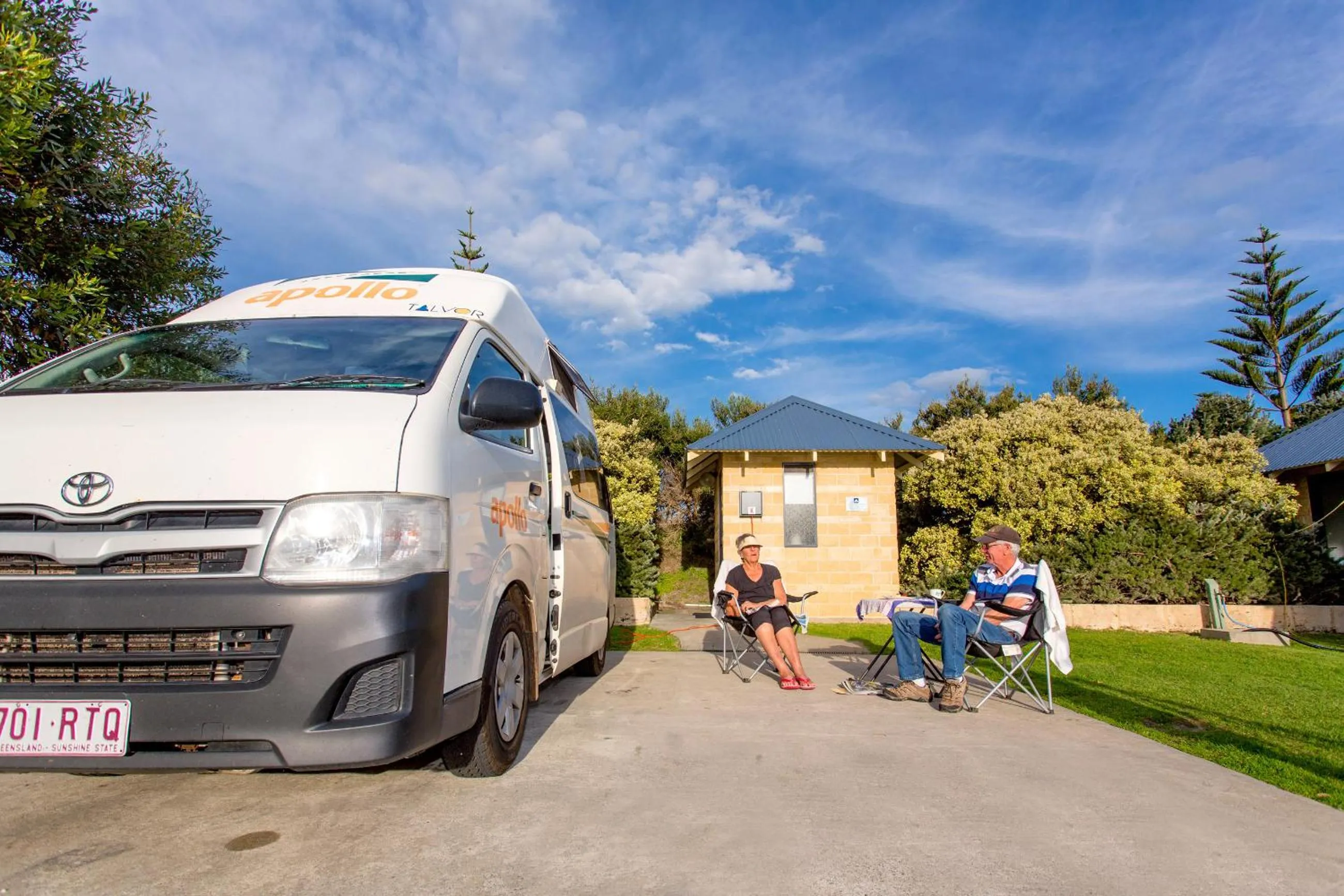 Shower in BIG4 Middleton Beach Holiday Park
