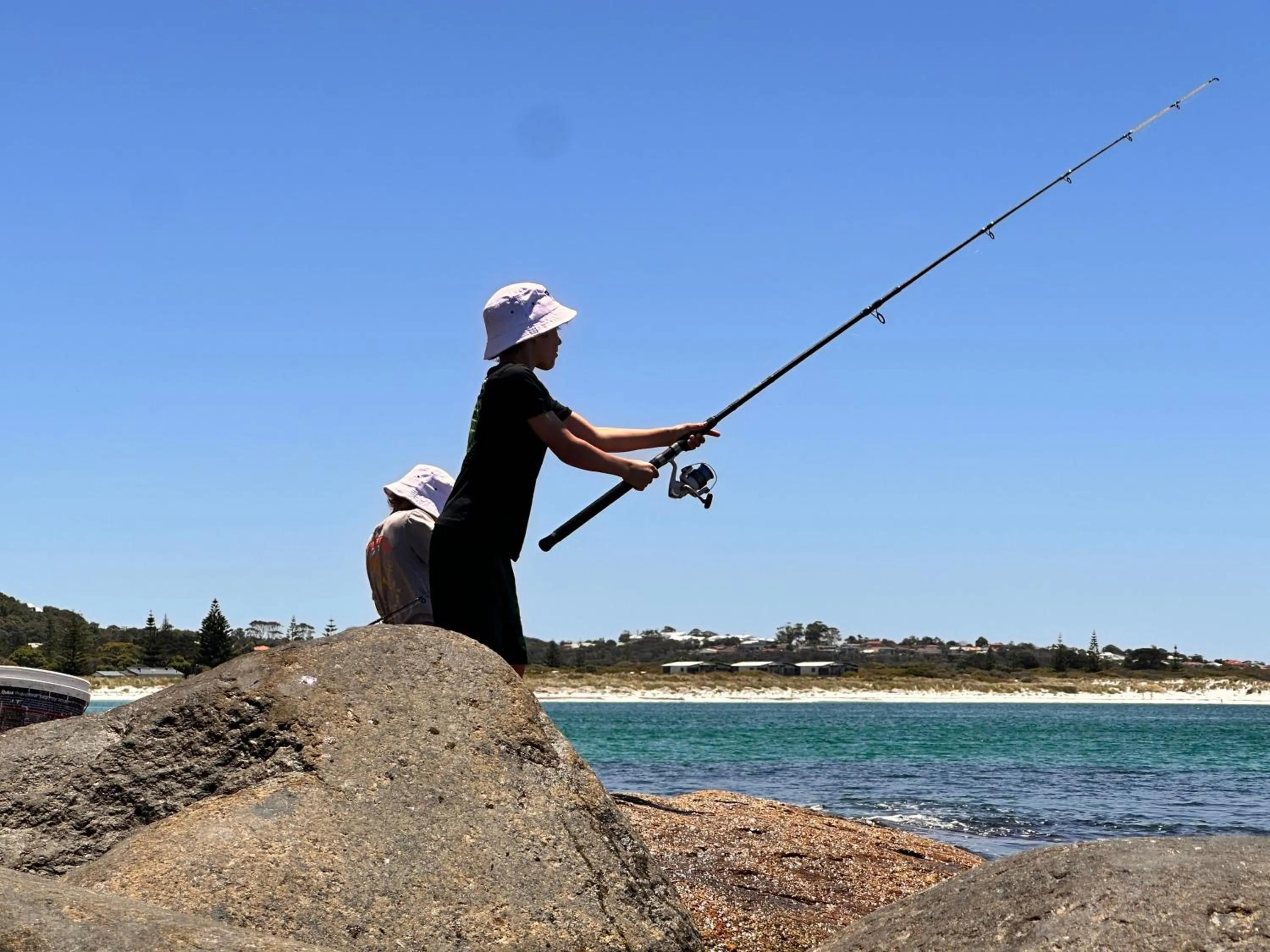 Fishing in BIG4 Middleton Beach Holiday Park