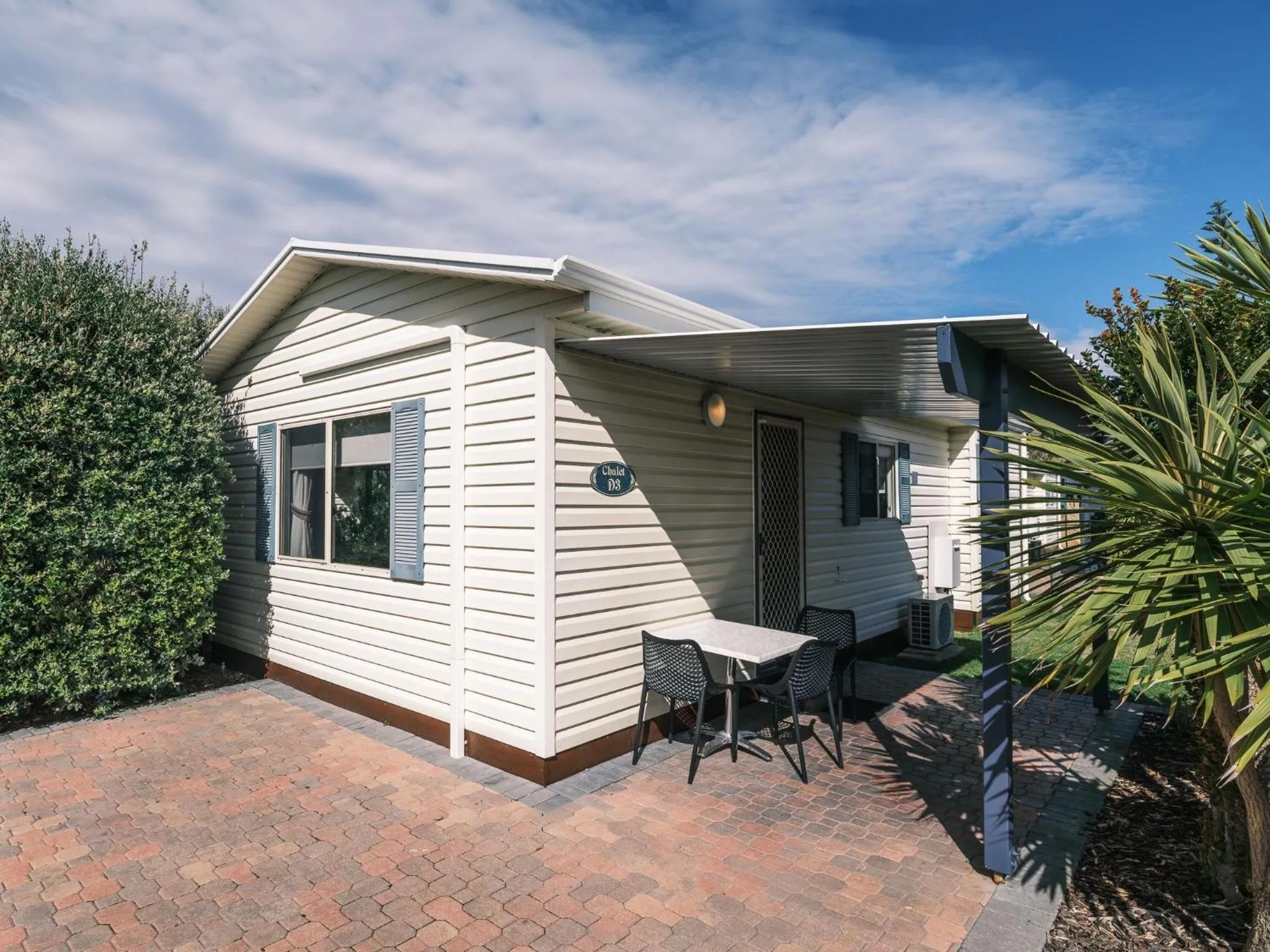 Patio in BIG4 Middleton Beach Holiday Park